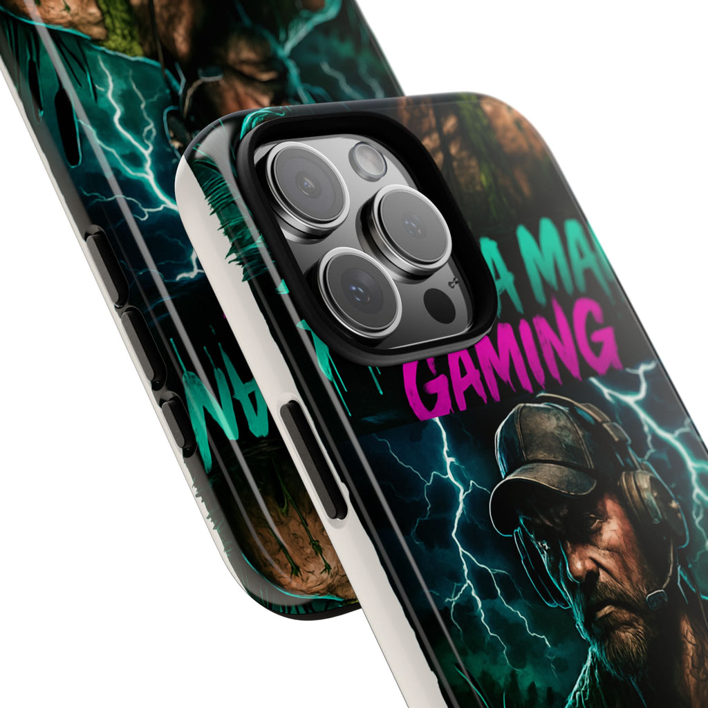 Phone Case - Florida Man Gaming Mascot Rising from the Swamp Tough Case
