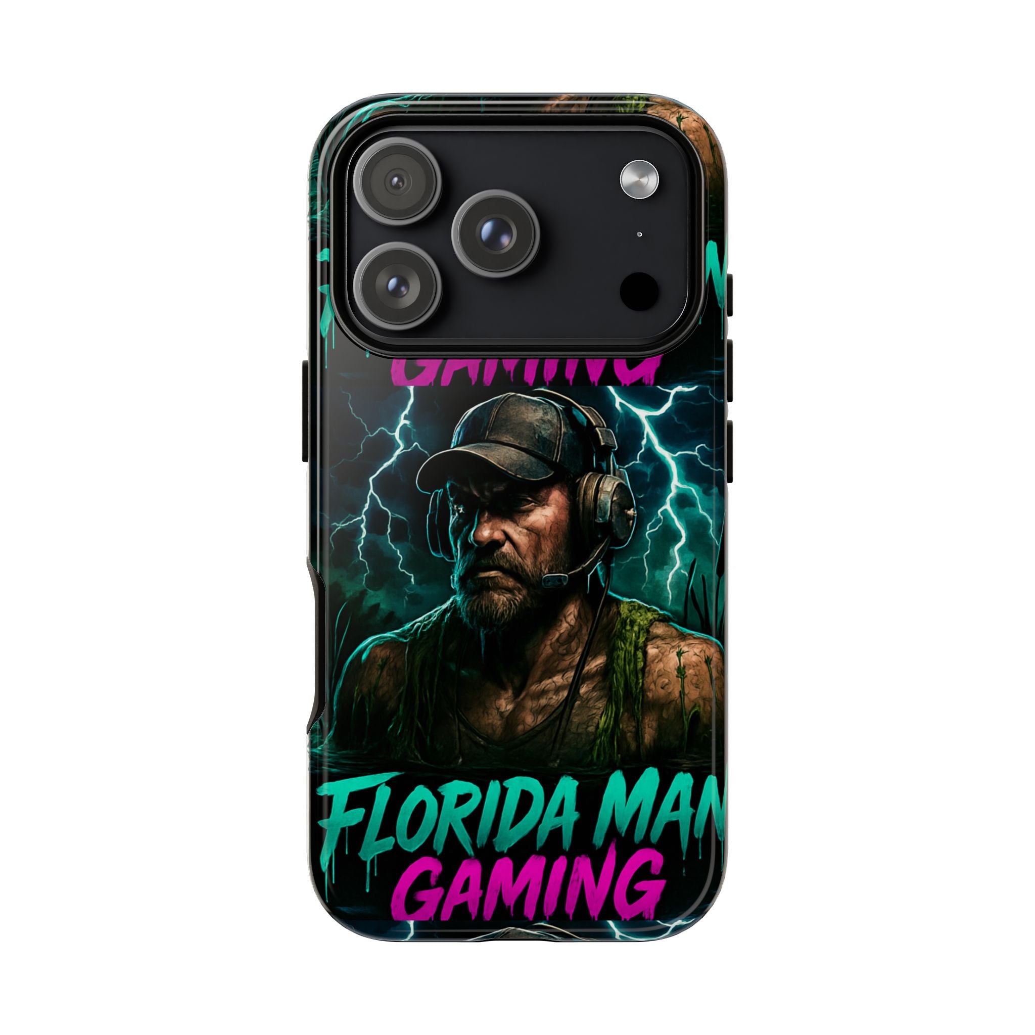 Phone Case - Florida Man Gaming Mascot Rising from the Swamp Tough Case