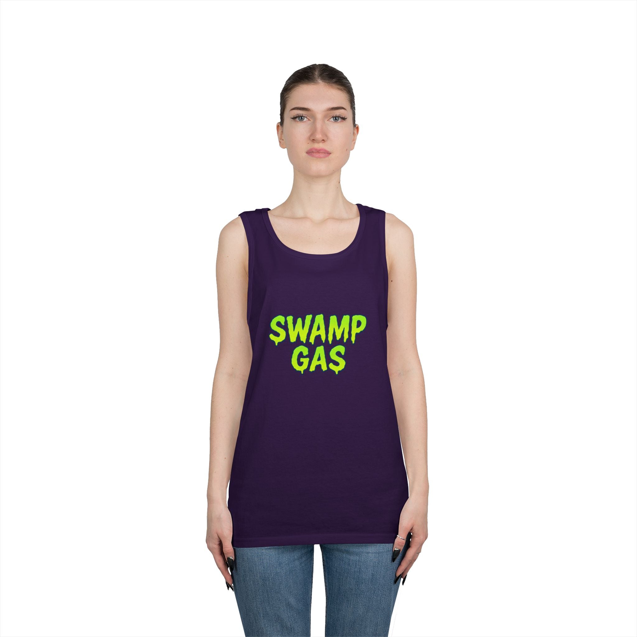 Swamp Gas Unisex Heavy Cotton Tank Top - Fun Summer Wear, Gift for Nature Lovers, Casual Beach Outfit, Eco-Friendly Apparel, Unique [...]