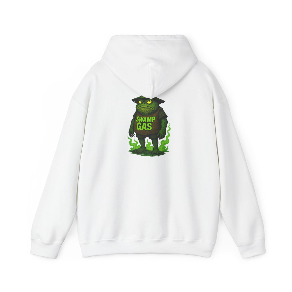 Swamp Gas Unisex Hoodie | Fun Gift for Halloween, Cozy Casual Wear, Unique Graphic Sweatshirt, Quirky Style, Perfect for Fall