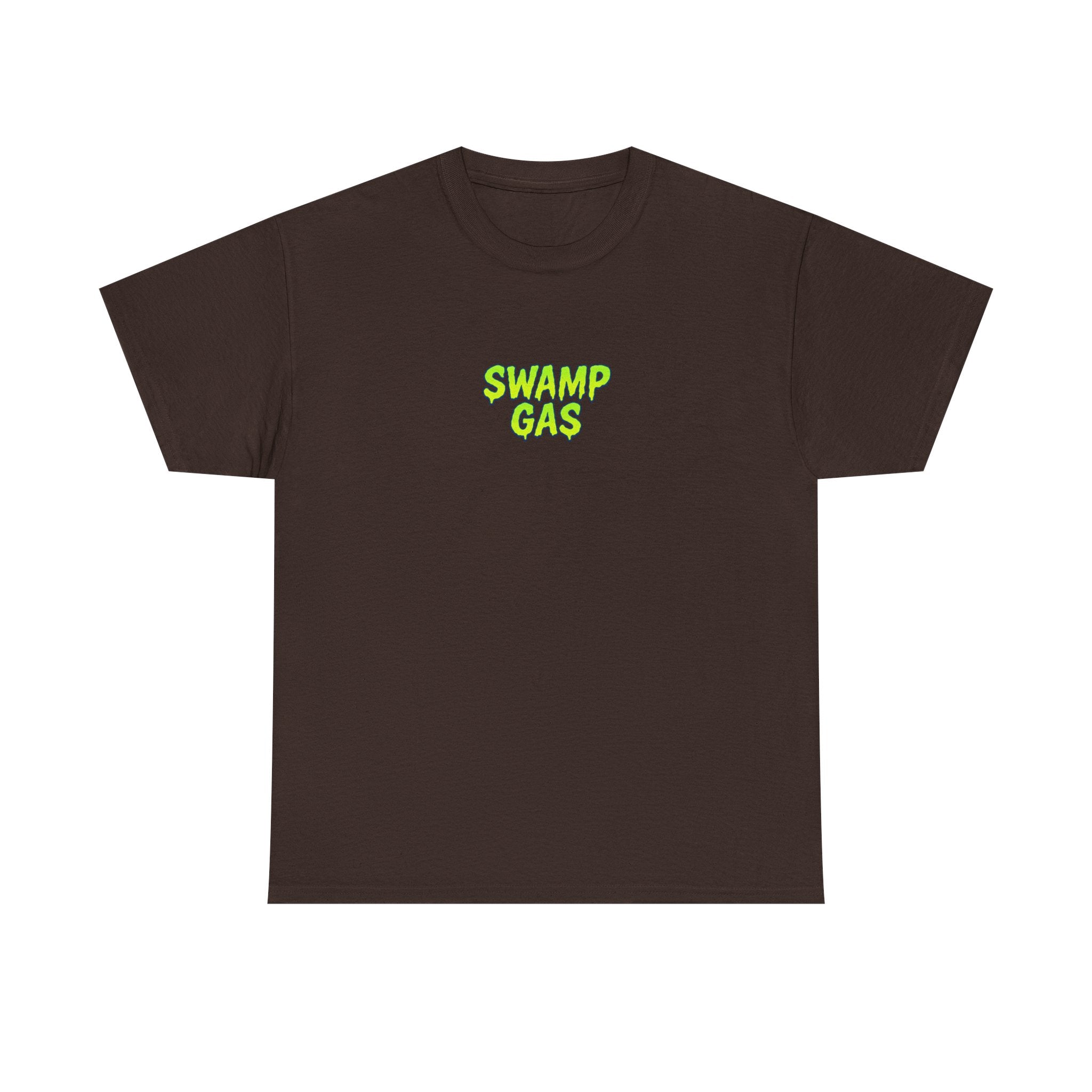 Swamp Gas Monster Unisex Tee, Fun Graphic Shirt, Gift for Monster Lovers, Casual Wear, Halloween Apparel, Youth and Adult Sizes