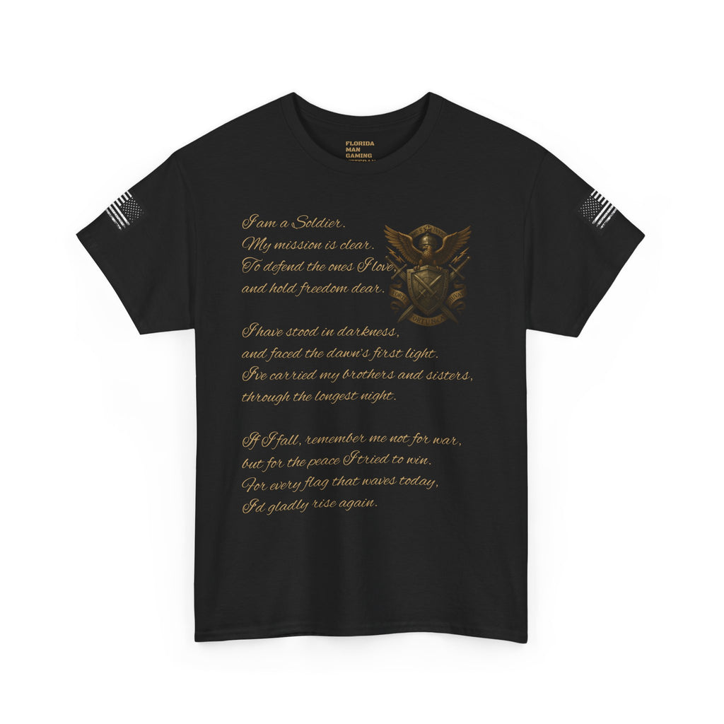 Mos Invicta Military Tribute Tee — 'Fortes Fortuna Iuvat' Tactical Veteran Shirt