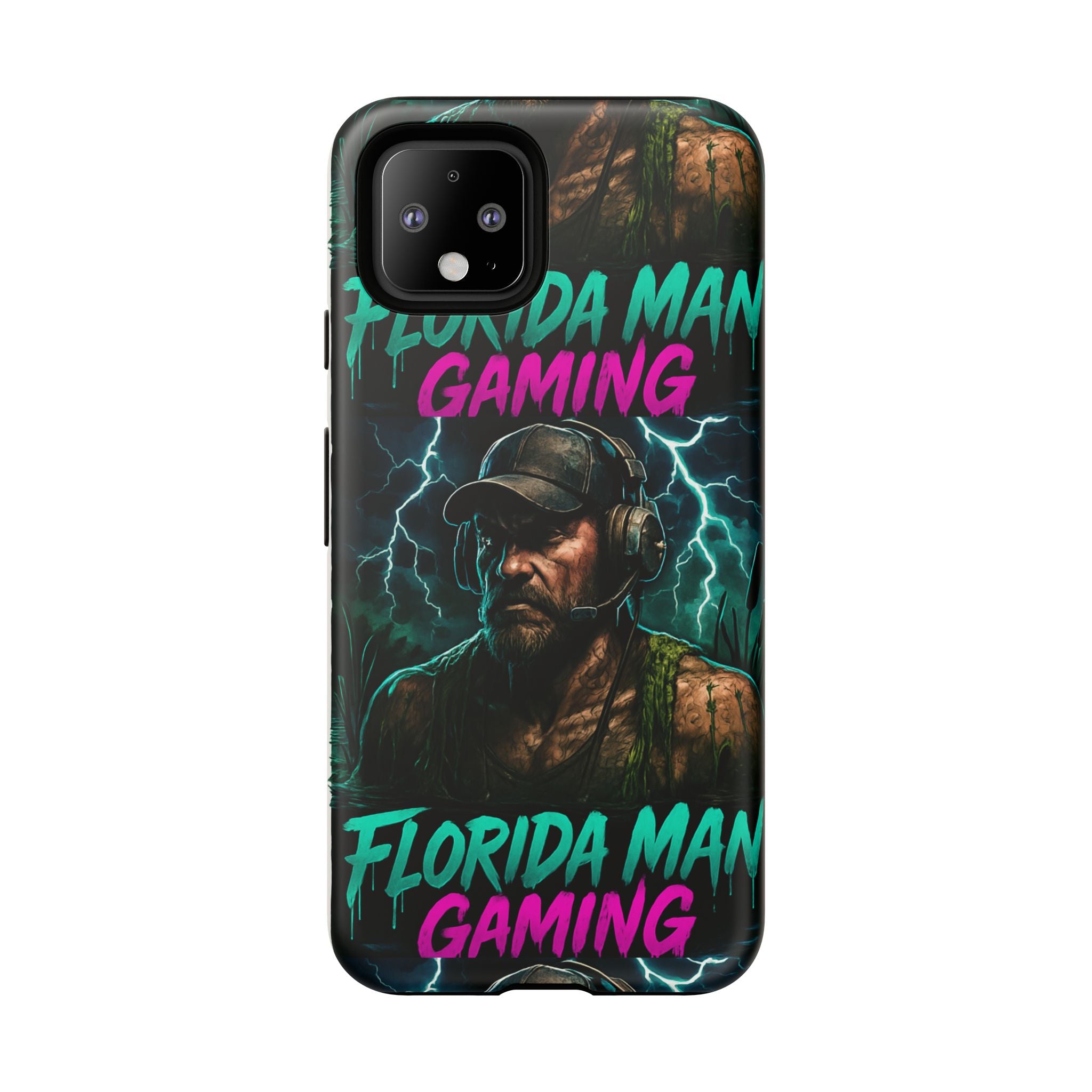 Phone Case - Florida Man Gaming Mascot Rising from the Swamp Tough Case