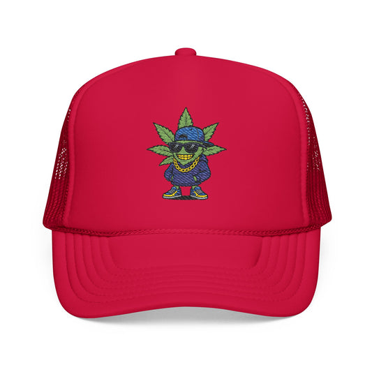 Cool Embroidered Foam Trucker Hat for Trendsetters, Everyday Style, Gift for Him, Outdoor Activities, Unique Streetwear