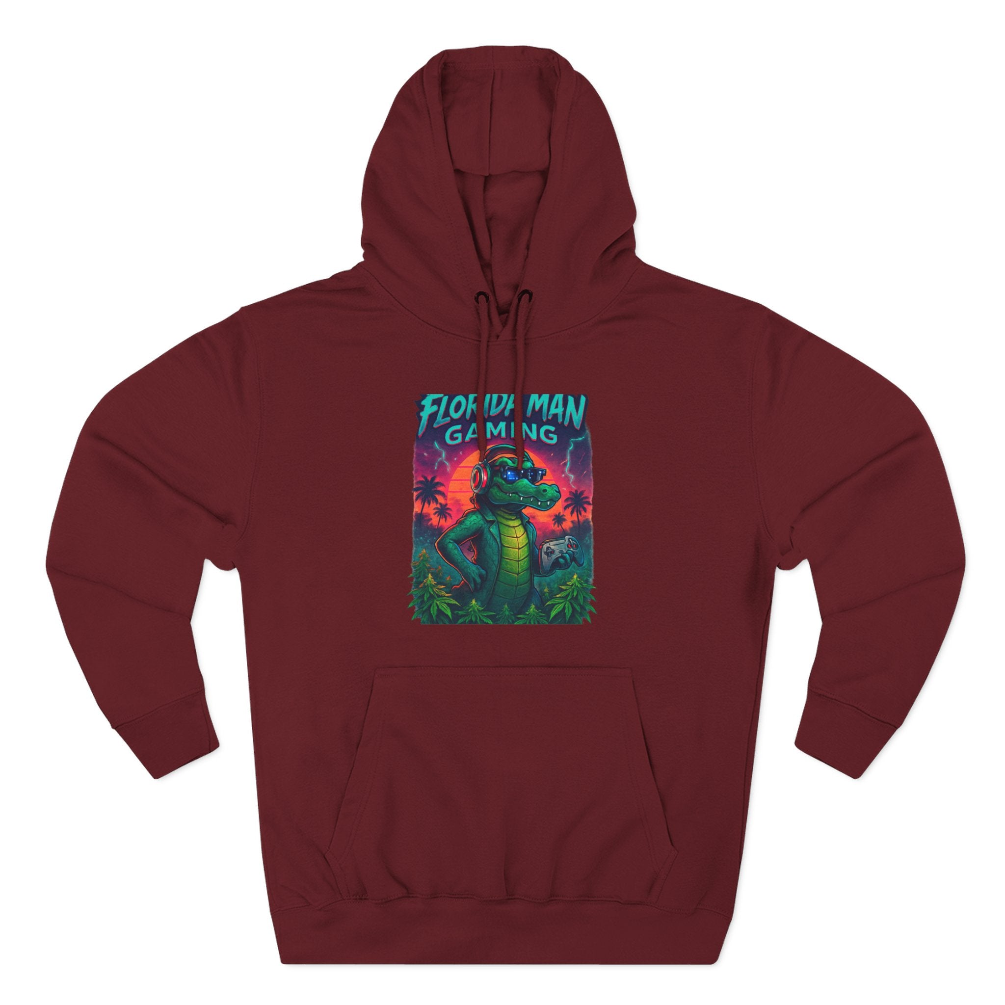 Gamer Fleece Hoodie - Cozy Dragon Design, Perfect for Gaming Sessions, Gifts for Gamers, Casual Wear, Fun Streetwear