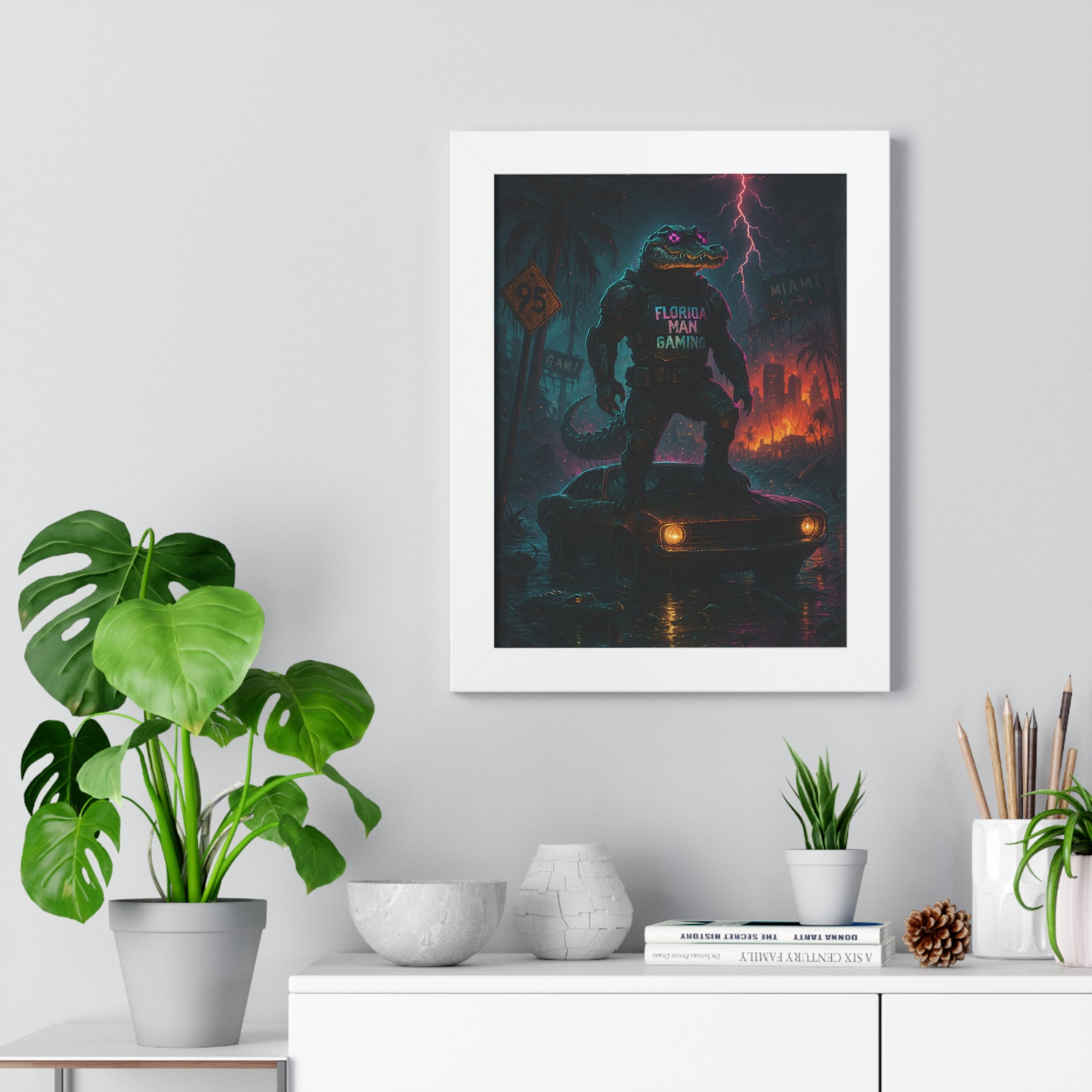 Framed Vertical Poster