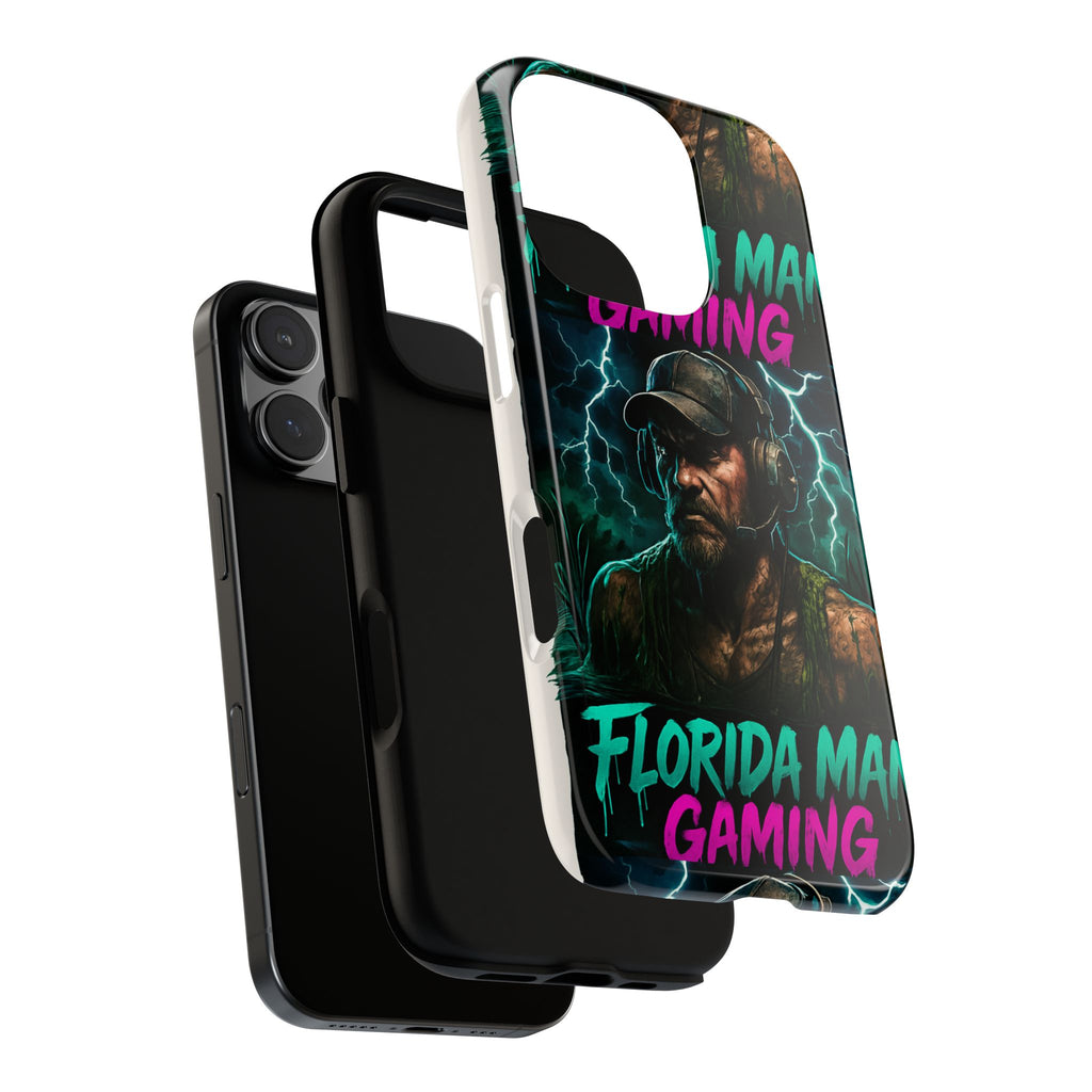 Phone Case - Florida Man Gaming Mascot Rising from the Swamp Tough Case