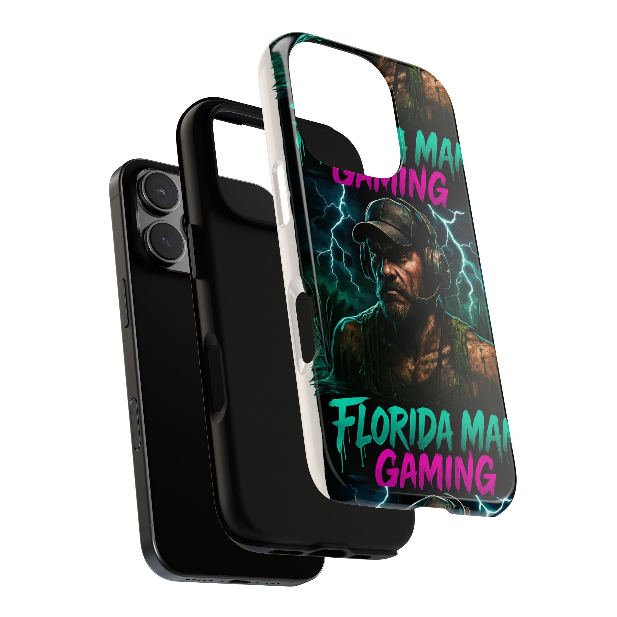 Phone Case - Florida Man Gaming Mascot Rising from the Swamp Tough Case