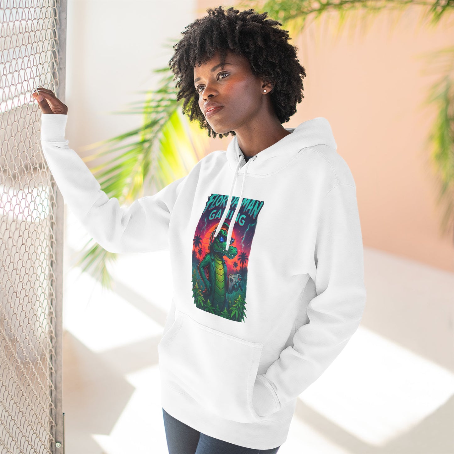 Gamer Fleece Hoodie - Cozy Dragon Design, Perfect for Gaming Sessions, Gifts for Gamers, Casual Wear, Fun Streetwear