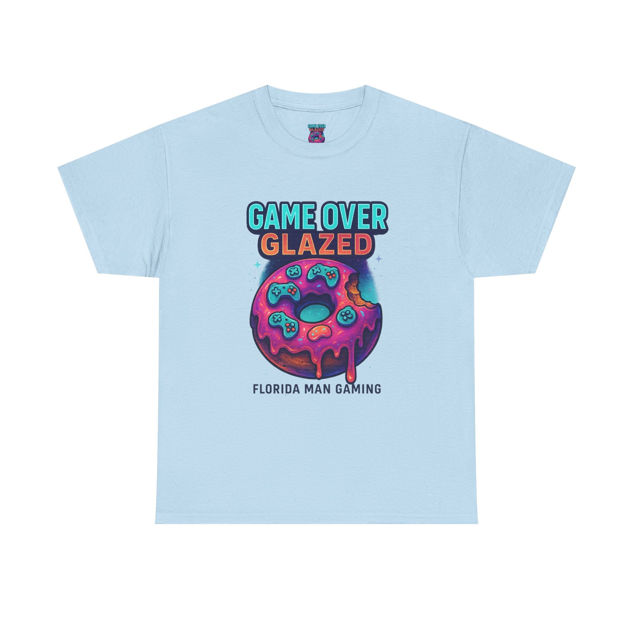 Gaming Graphic Tee for Retro Fun Lovers, Perfect for Gifts, Casual Wear, Gaming Events, Game Over Design