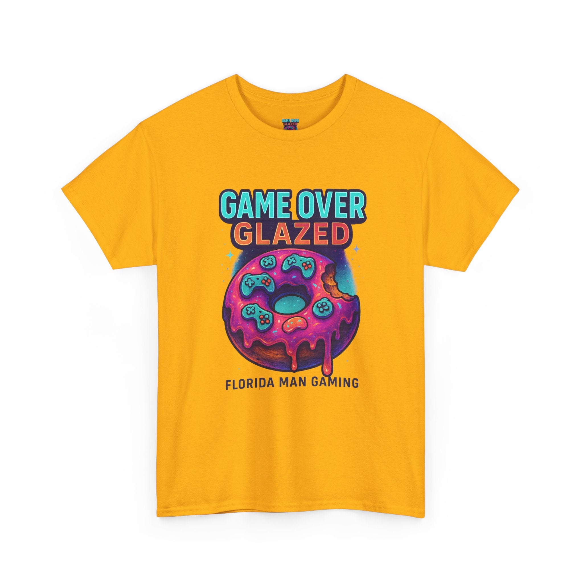 Gaming Graphic Tee for Retro Fun Lovers, Perfect for Gifts, Casual Wear, Gaming Events, Game Over Design