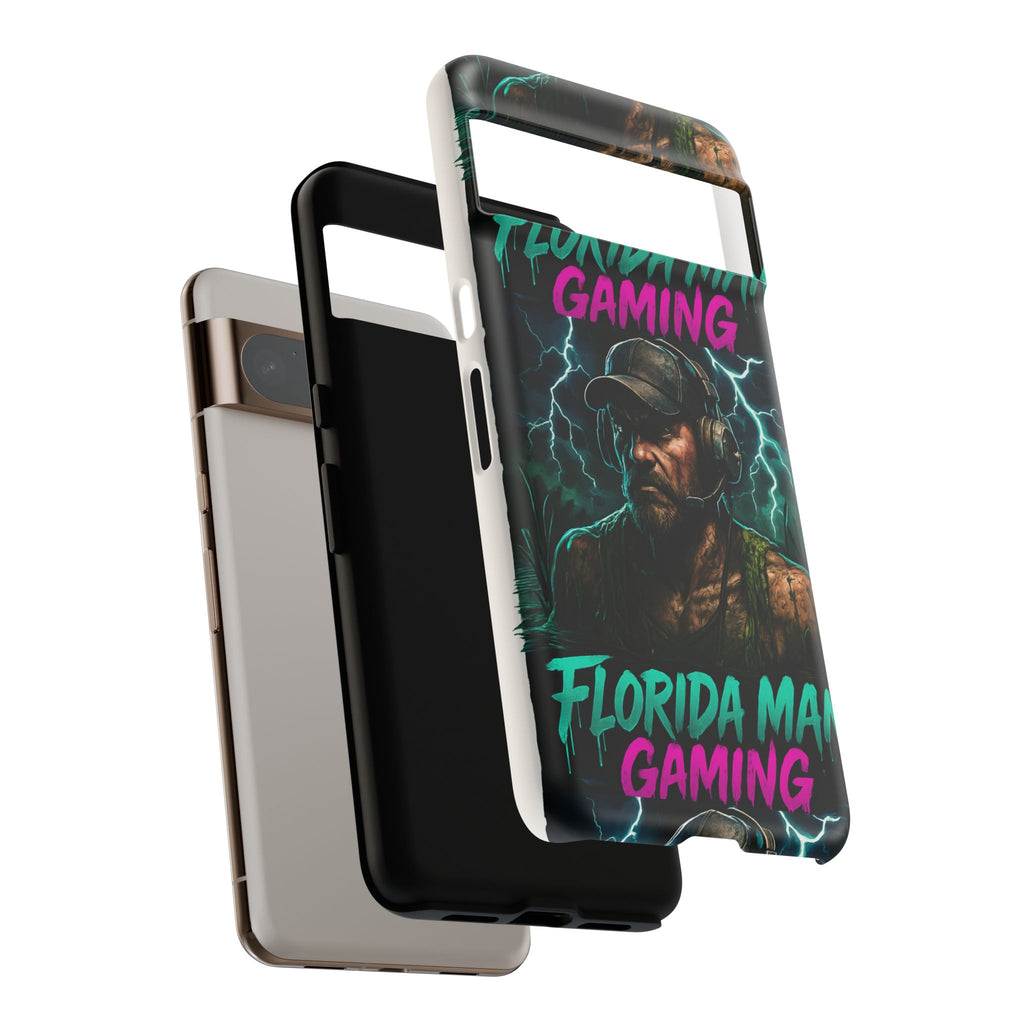 Phone Case - Florida Man Gaming Mascot Rising from the Swamp Tough Case