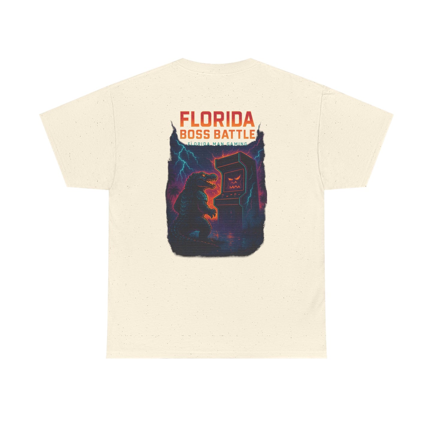 Florida Boss Battle Tee - Unisex Gaming Shirt, Retro Video Game T-Shirt, Gift for Gamers, Cool Casual Wear, Unique Graphic Tee