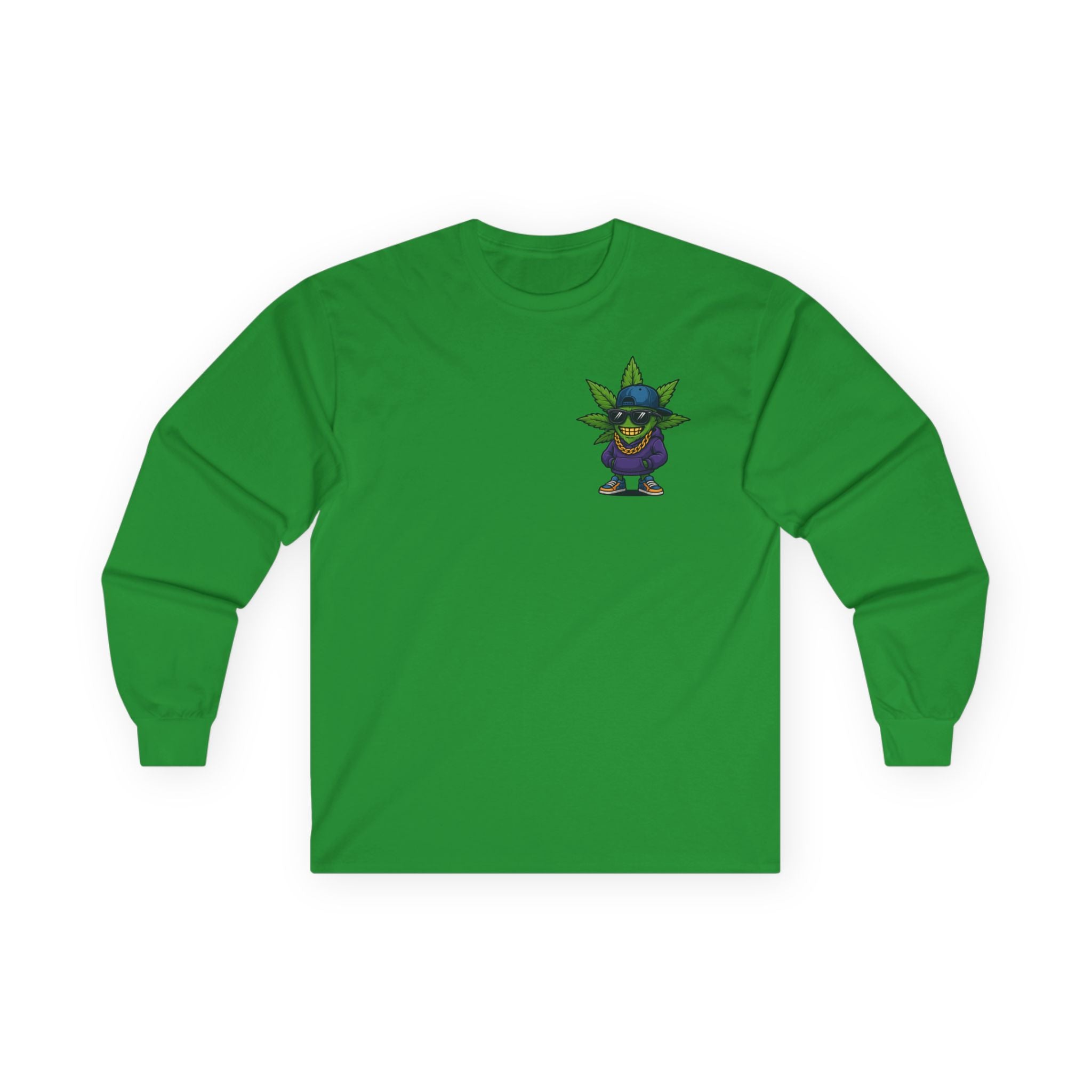 Florida Man Gaming Long Sleeve Tee - Unisex Cotton Shirt for Gamers, Halloween, Gift, Streetwear, Weed Culture