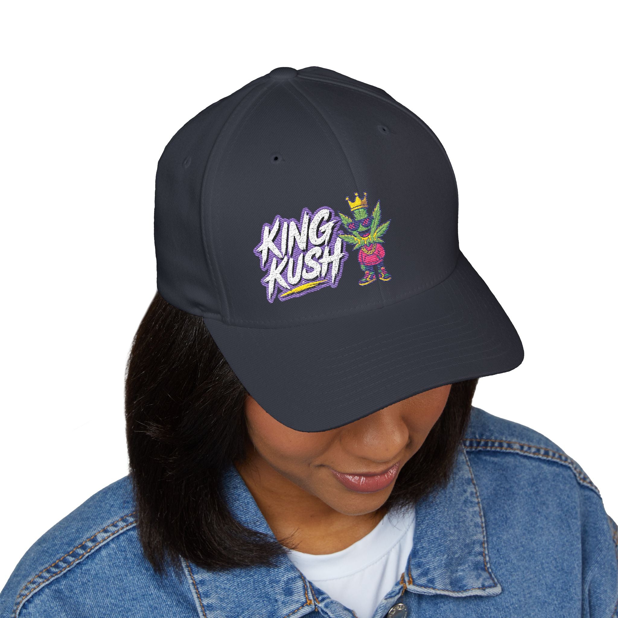 King Rush Embroidered Cap, Fun Gift for Gamers, Casual Streetwear, Fashion Accessories, Birthday Present, Outdoor Activities