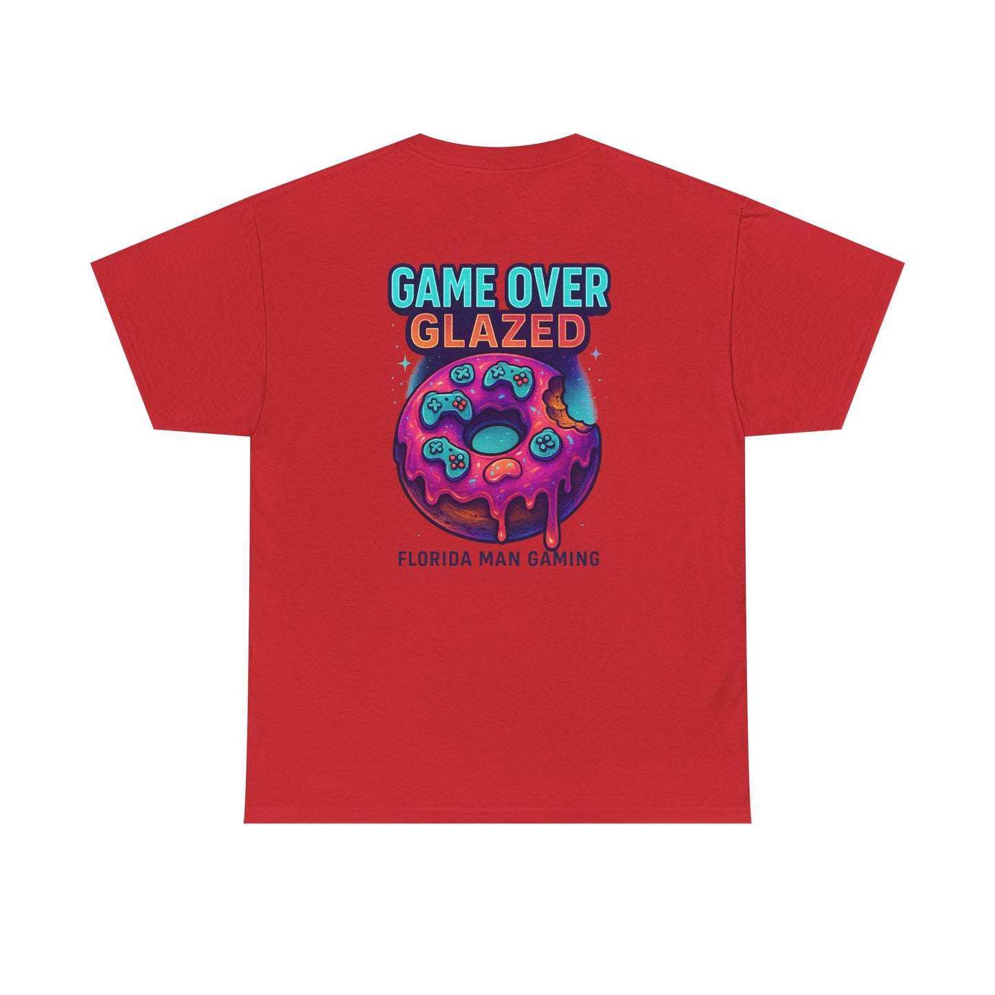 Gaming Graphic Tee for Retro Fun Lovers, Perfect for Gifts, Casual Wear, Gaming Events, Game Over Design