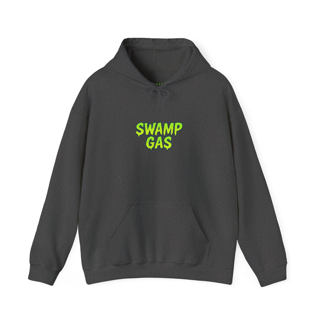 Swamp Gas Unisex Hoodie, Fun Graphic Sweatshirt, Gift for Halloween, Unique Streetwear, Cozy Layering Piece