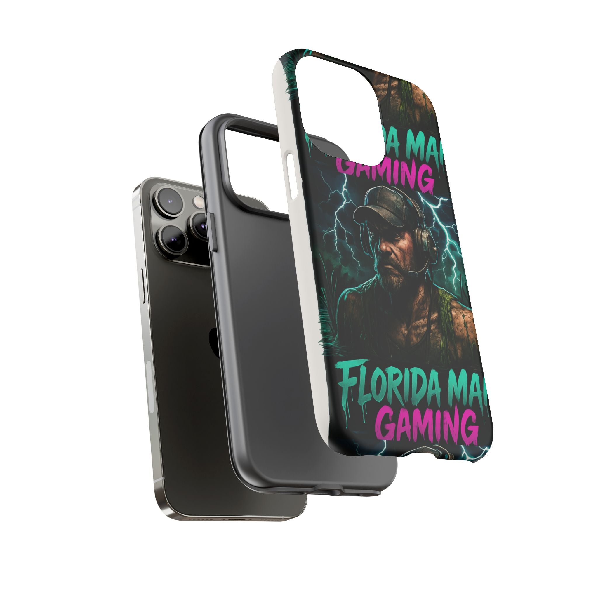 Phone Case - Florida Man Gaming Mascot Rising from the Swamp Tough Case