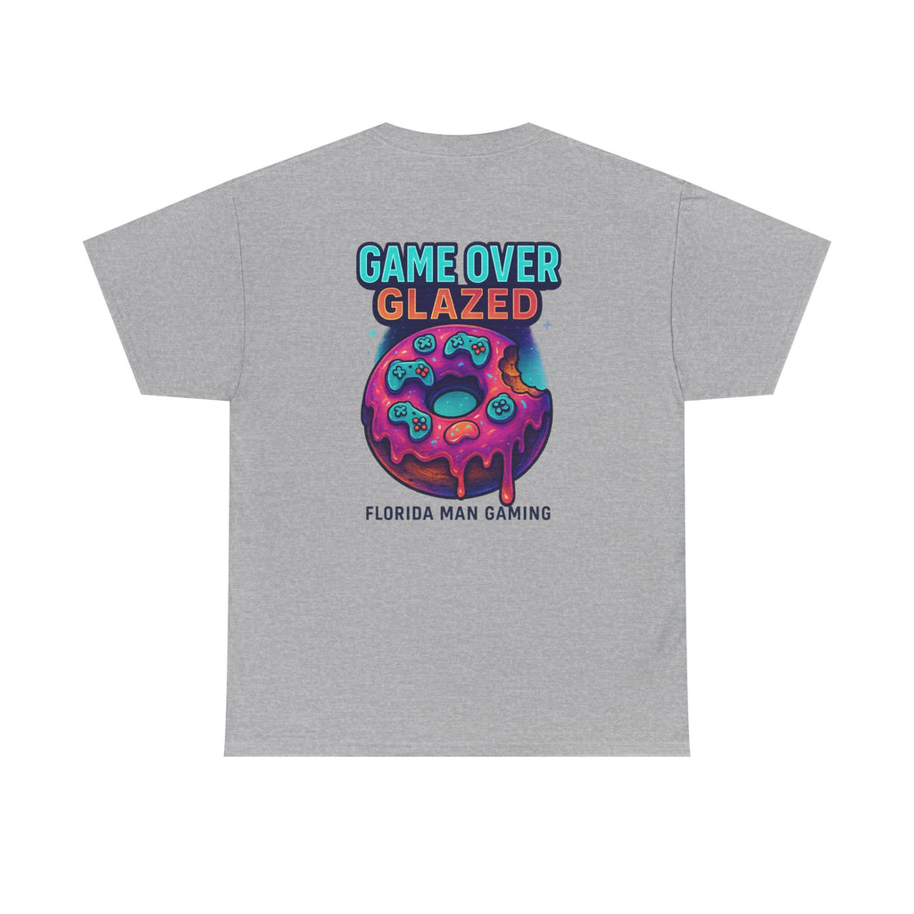 Gaming Graphic Tee for Retro Fun Lovers, Perfect for Gifts, Casual Wear, Gaming Events, Game Over Design