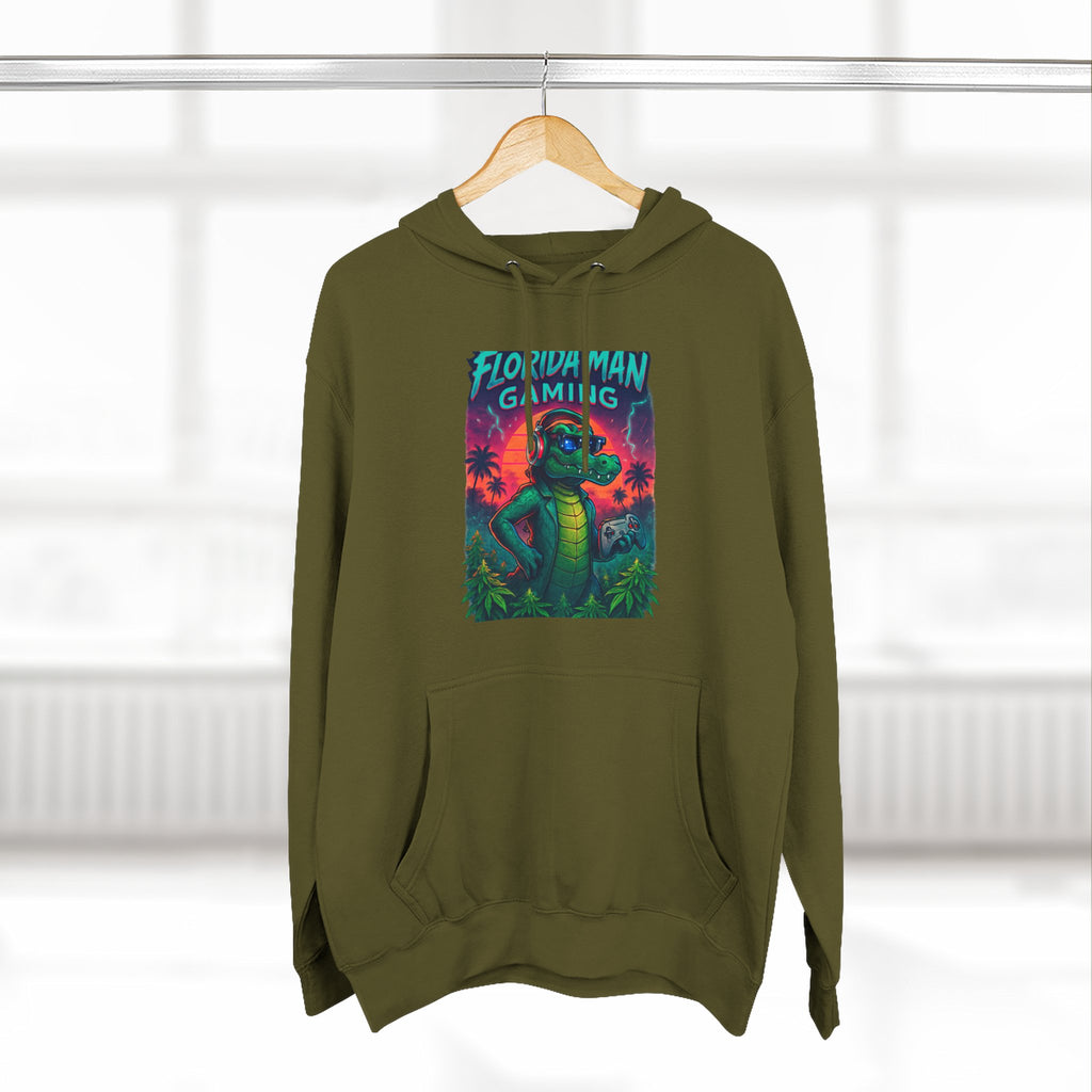 Gamer Fleece Hoodie - Cozy Dragon Design, Perfect for Gaming Sessions, Gifts for Gamers, Casual Wear, Fun Streetwear