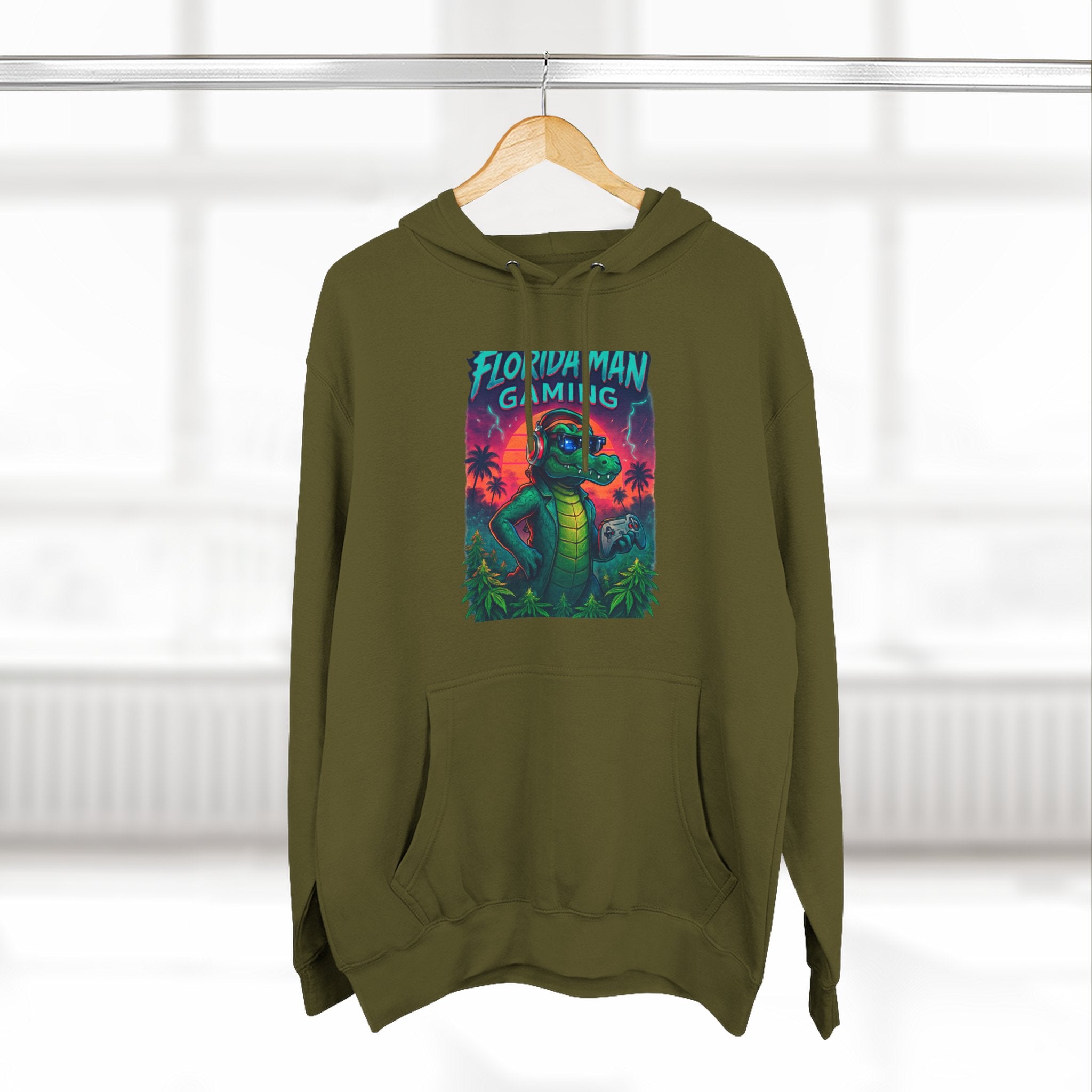 Gamer Fleece Hoodie - Cozy Dragon Design, Perfect for Gaming Sessions, Gifts for Gamers, Casual Wear, Fun Streetwear