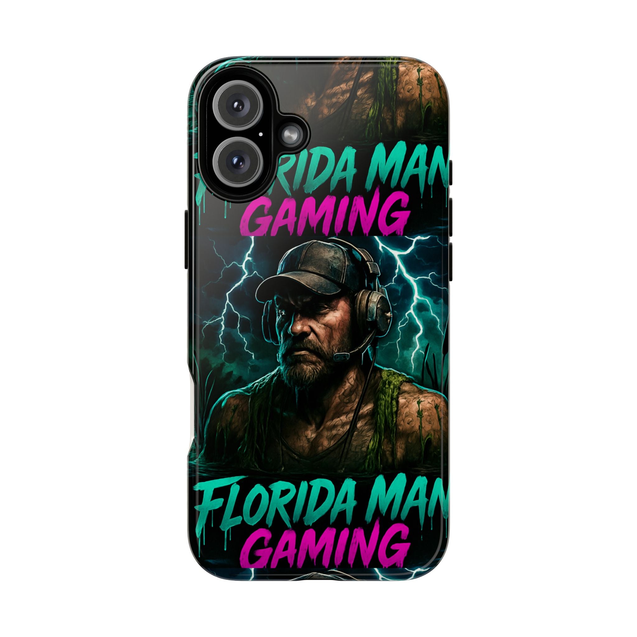 Phone Case - Florida Man Gaming Mascot Rising from the Swamp Tough Case