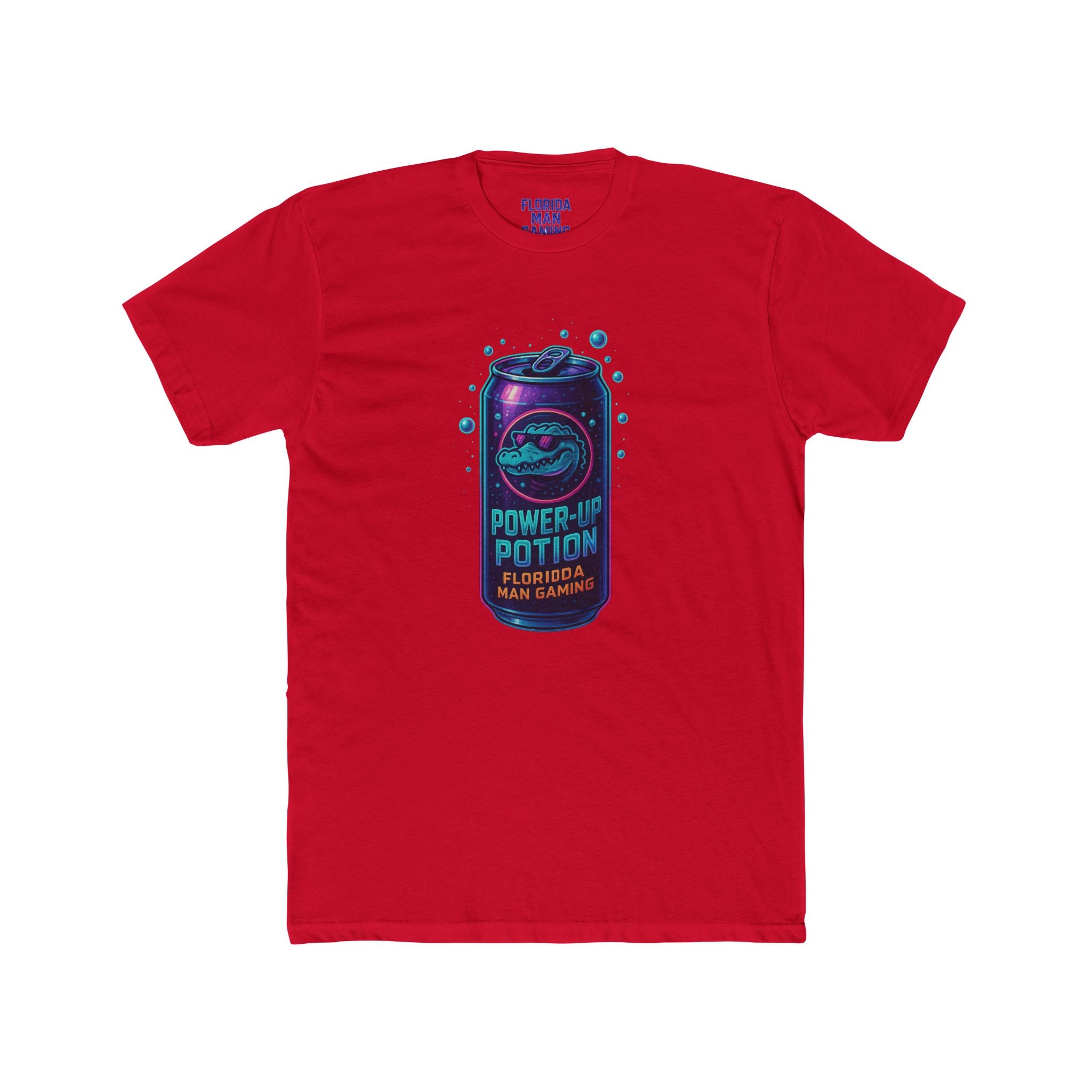 Florida Man Crew Tee: Gaming Humor Shirt, Fun Gift for Gamers, Unisex Tee for Parties, Retro Style Casual Wear, Unique Birthday Present