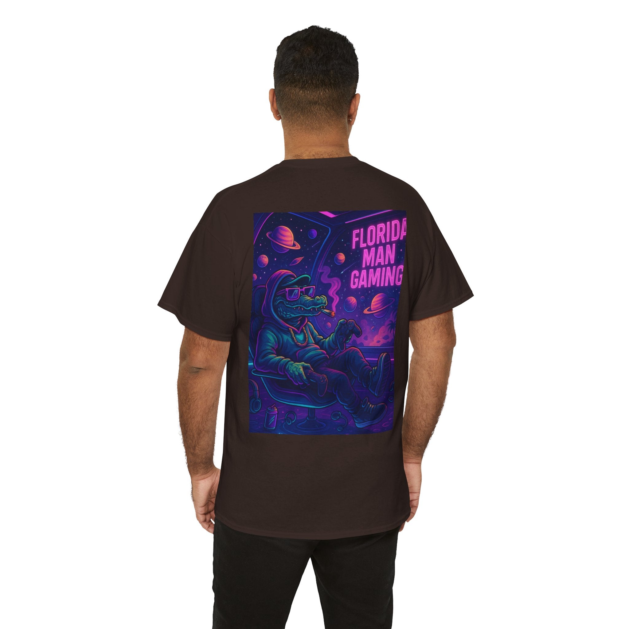 Florida Man Gaming Unisex Cotton Tee, Fun Florida Humor, Gamer Shirt, Unique Gift, Unisex T-shirt