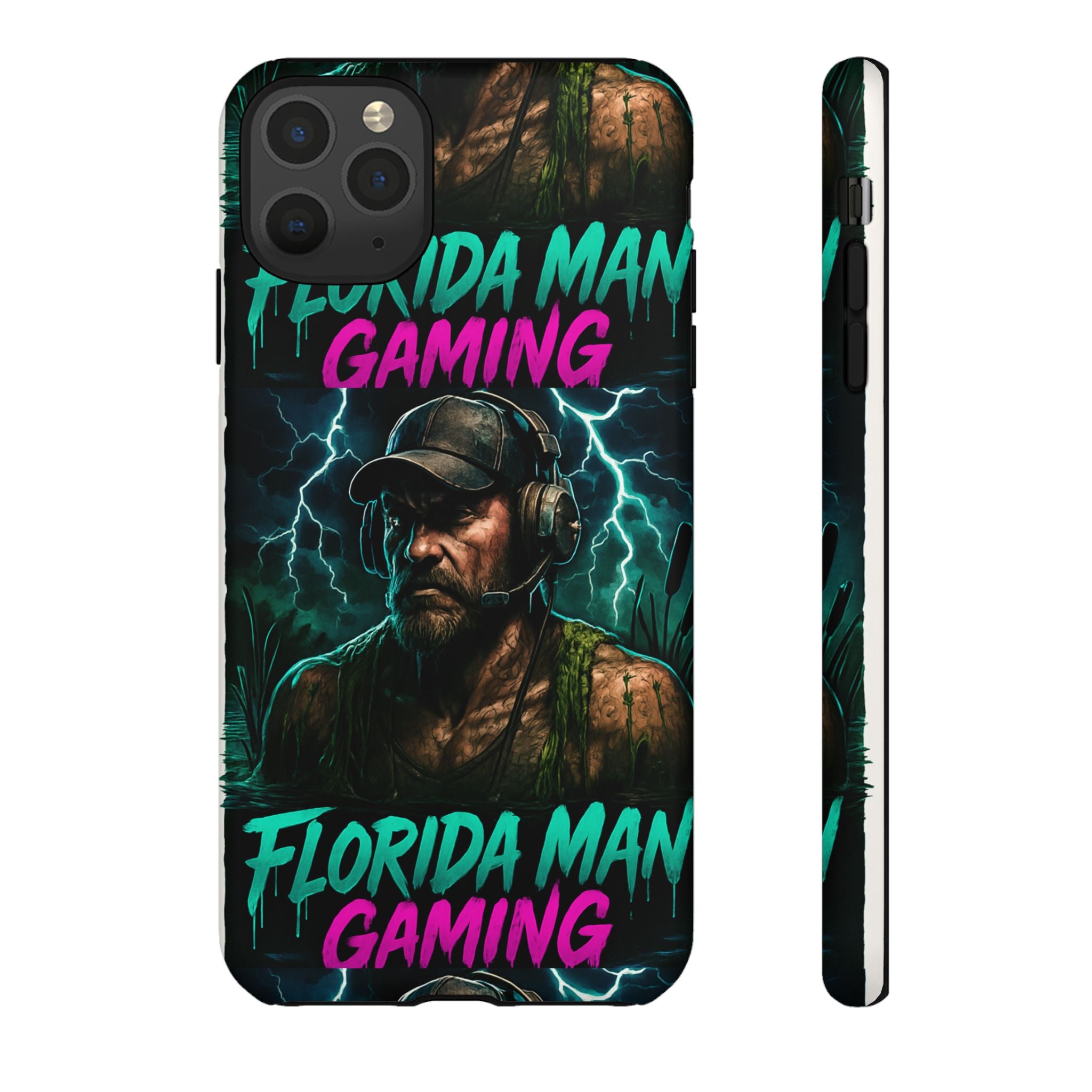 Phone Case - Florida Man Gaming Mascot Rising from the Swamp Tough Case