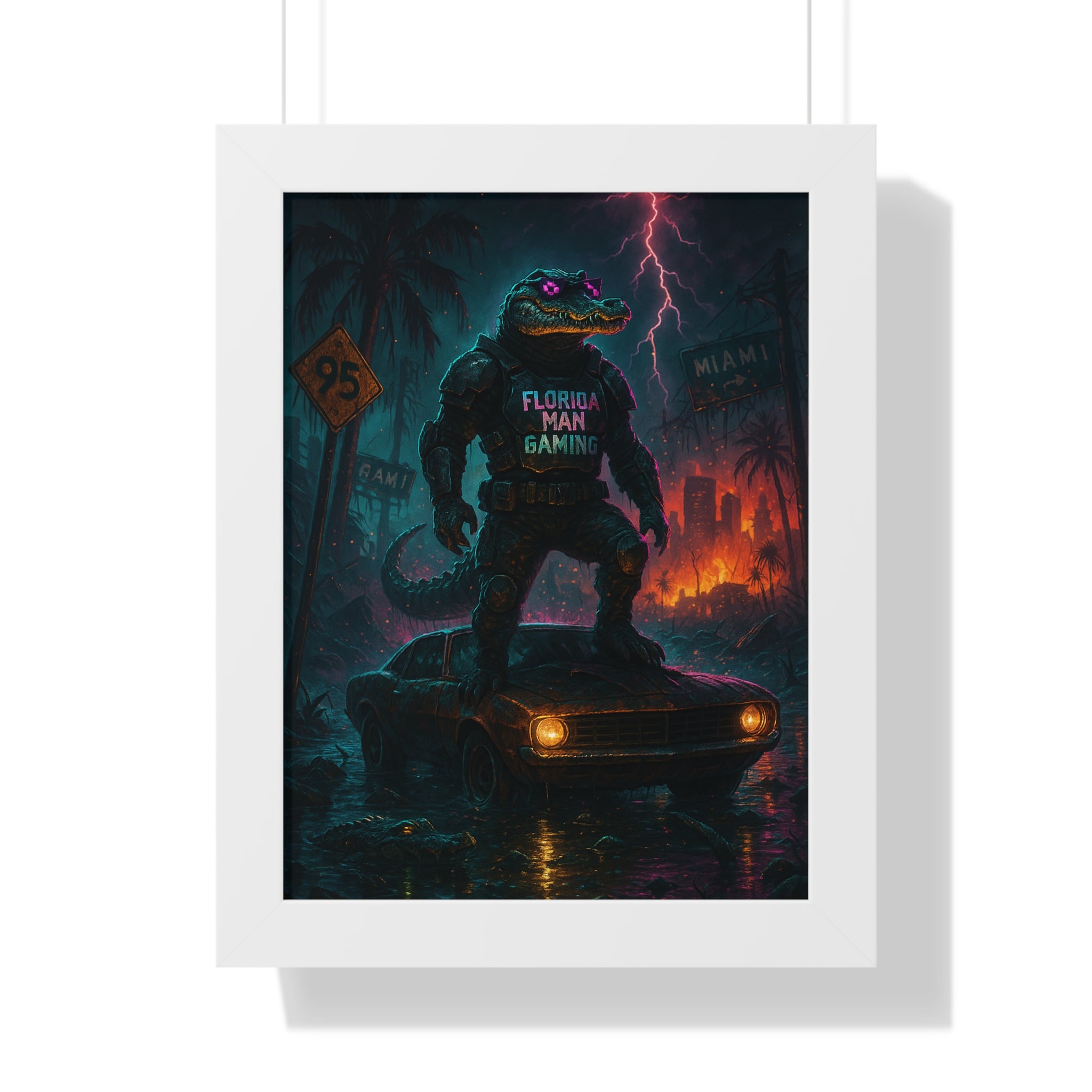 Framed Vertical Poster