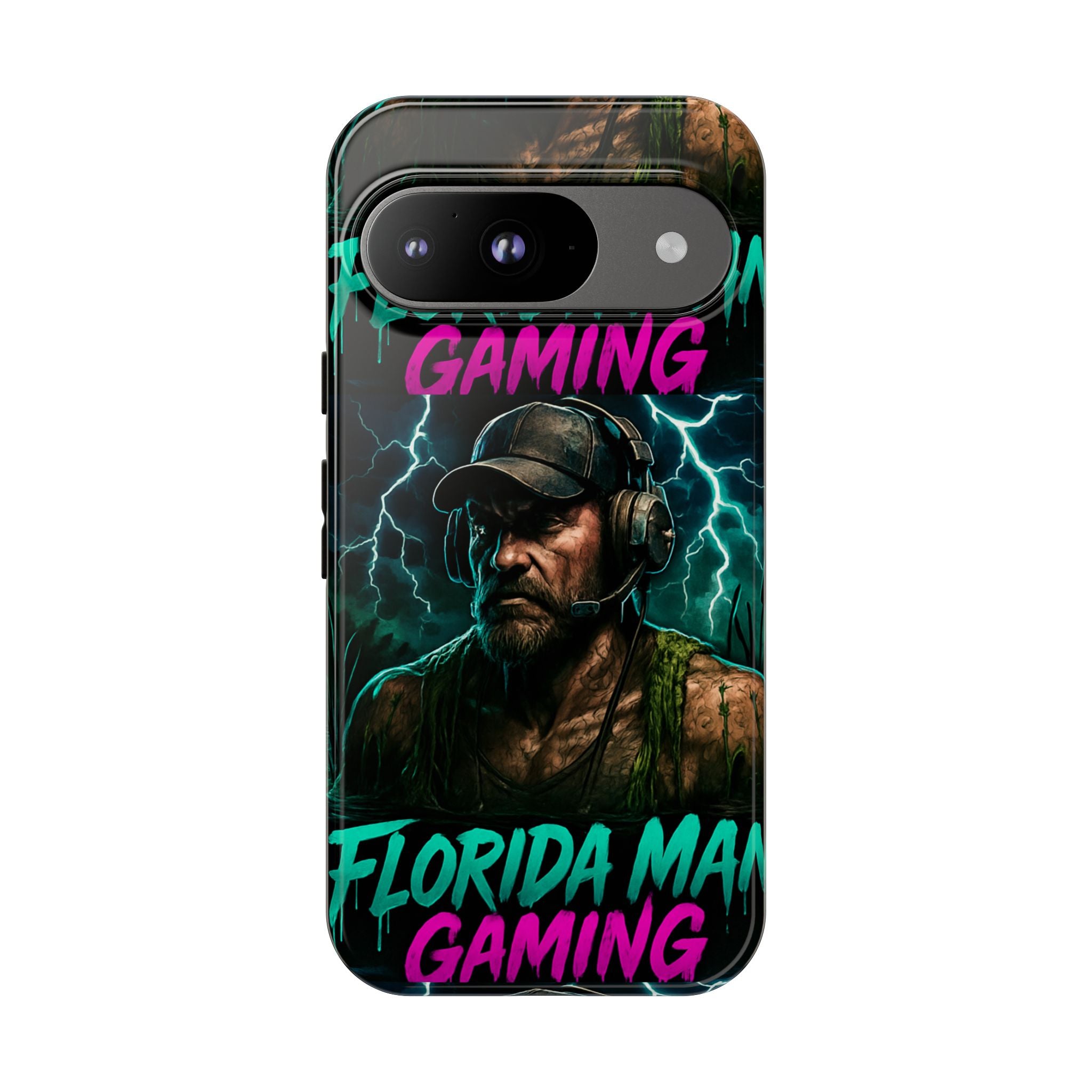 Phone Case - Florida Man Gaming Mascot Rising from the Swamp Tough Case