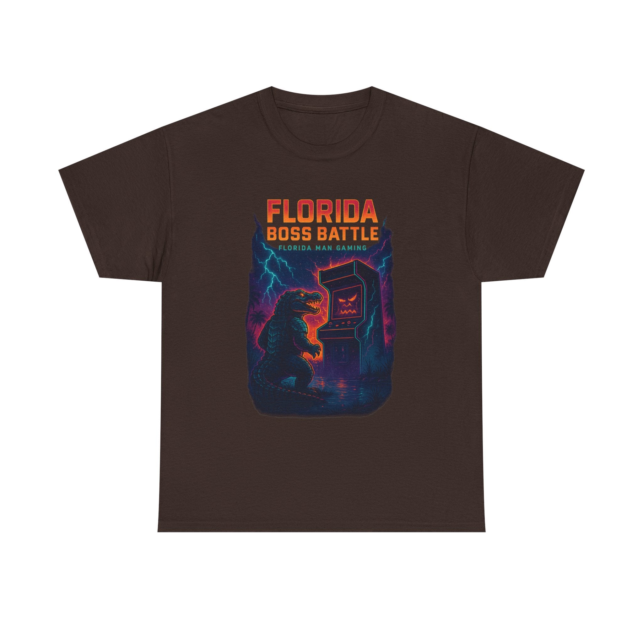 Florida Boss Battle Tee - Unisex Gaming Shirt, Retro Video Game T-Shirt, Gift for Gamers, Cool Casual Wear, Unique Graphic Tee