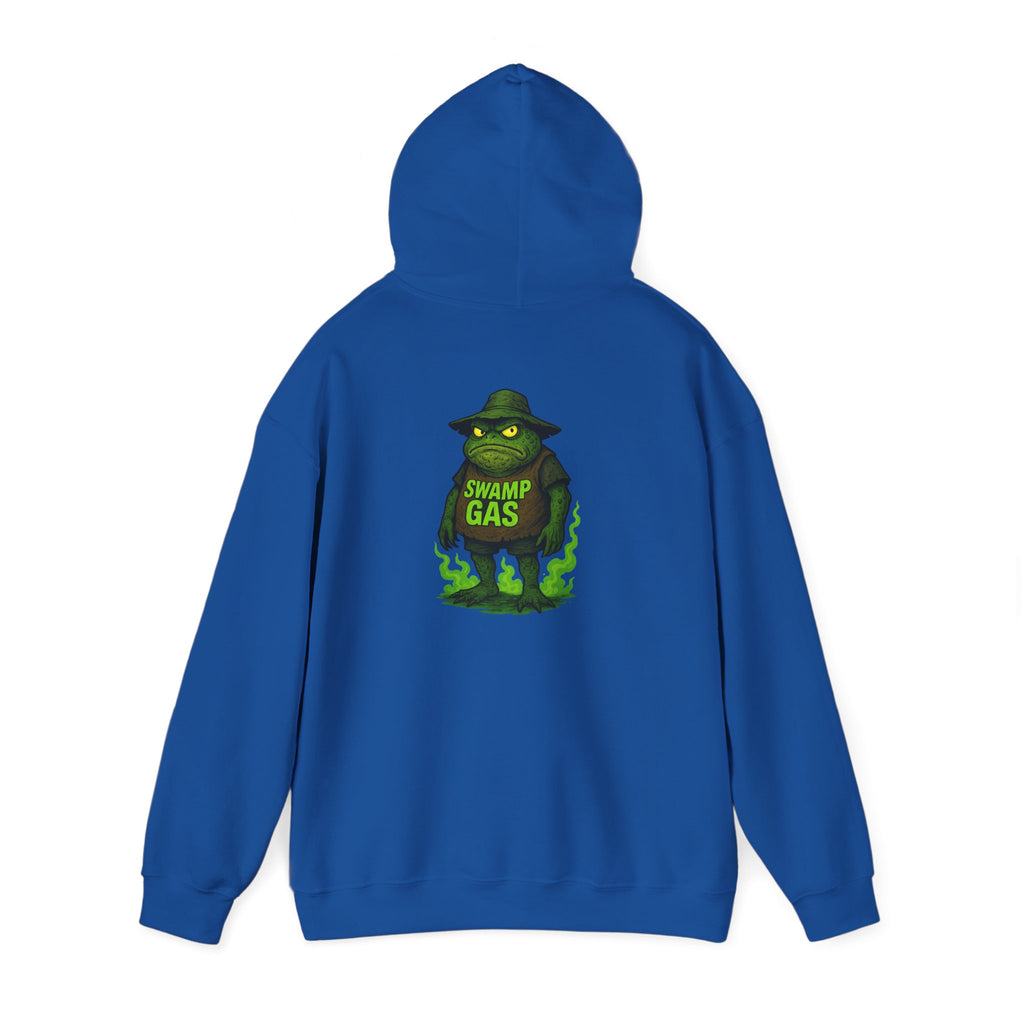 Swamp Gas Unisex Hoodie | Fun Gift for Halloween, Cozy Casual Wear, Unique Graphic Sweatshirt, Quirky Style, Perfect for Fall