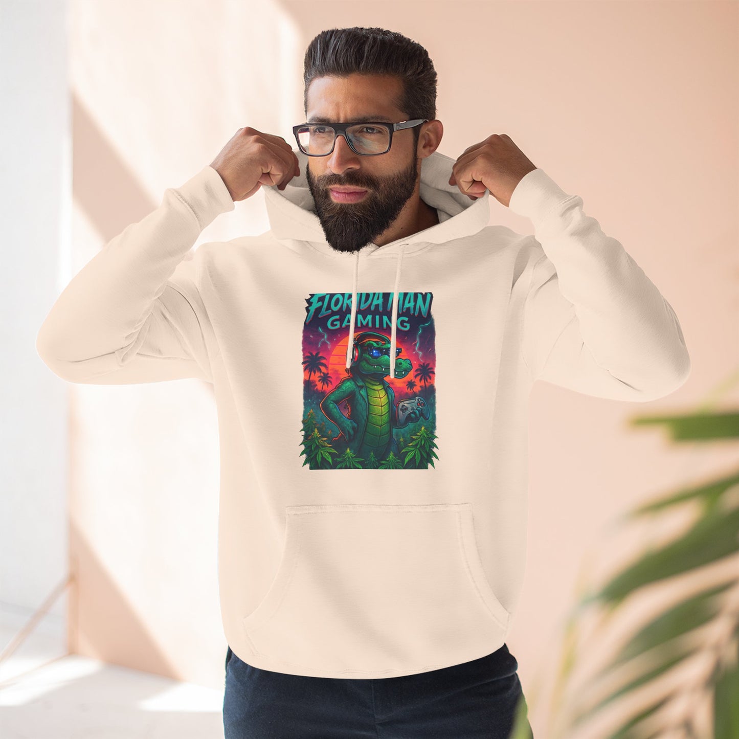 Gamer Fleece Hoodie - Cozy Dragon Design, Perfect for Gaming Sessions, Gifts for Gamers, Casual Wear, Fun Streetwear