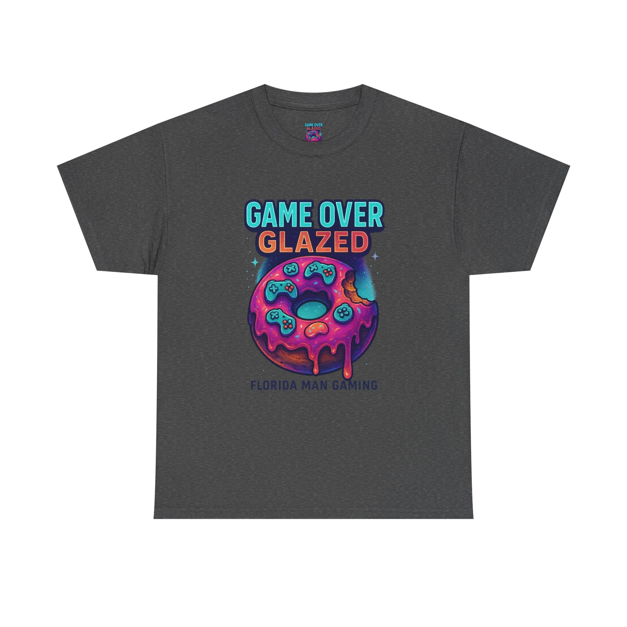 Gaming Graphic Tee for Retro Fun Lovers, Perfect for Gifts, Casual Wear, Gaming Events, Game Over Design