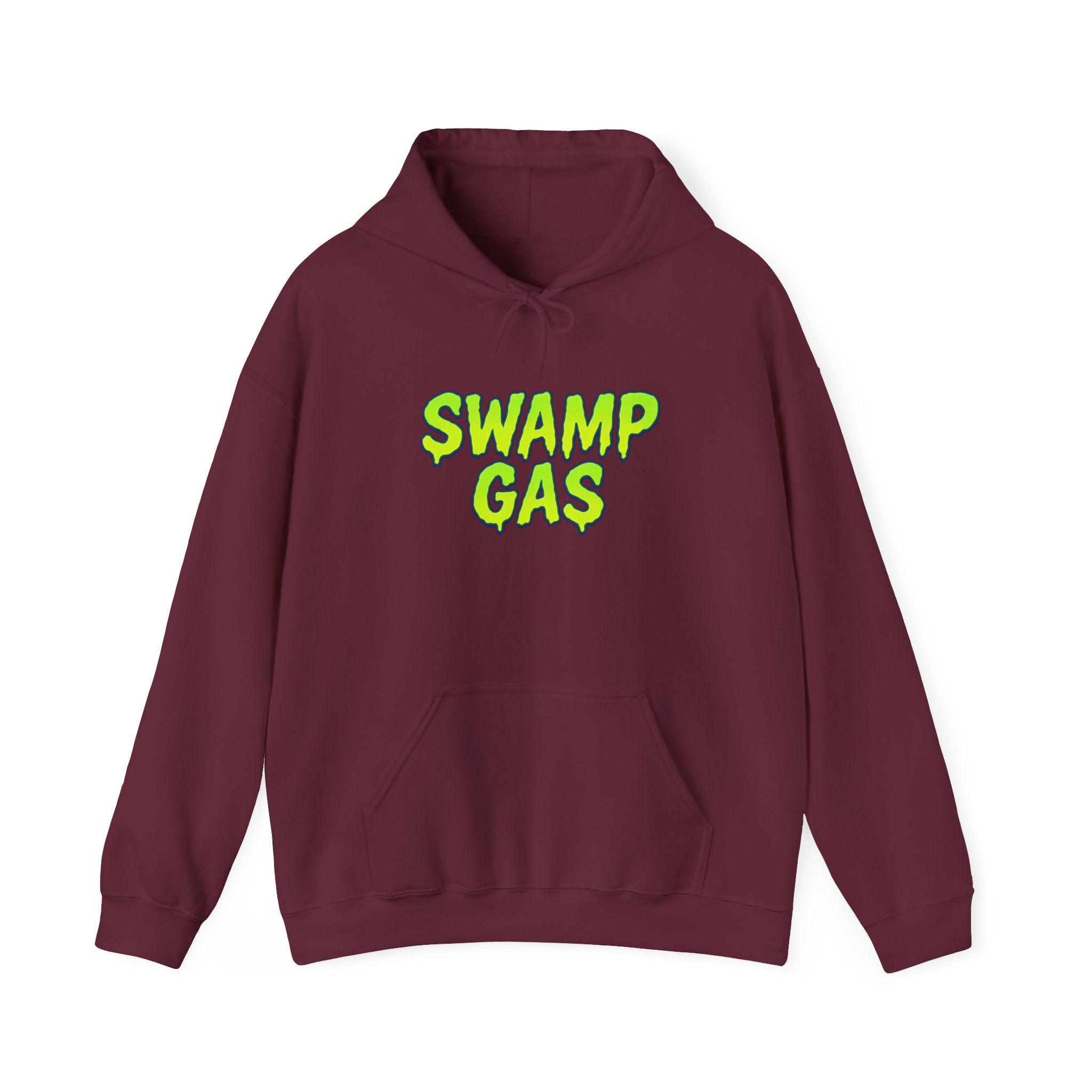 Swamp Gas Unisex Hoodie, Funny Graphic Sweatshirt, Eco-Friendly Apparel, Comfortable Casual Wear, Perfect for Fall Fashion