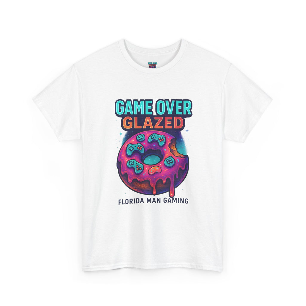 Gaming Graphic Tee for Retro Fun Lovers, Perfect for Gifts, Casual Wear, Gaming Events, Game Over Design