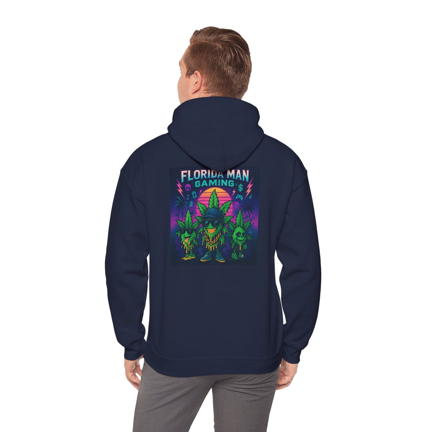 Gamer Hooded Sweatshirt with Colorful Monster Design, Unisex Hoodie for Gaming Lovers, Perfect Gift for Birthdays, Cosplay, and Holidays