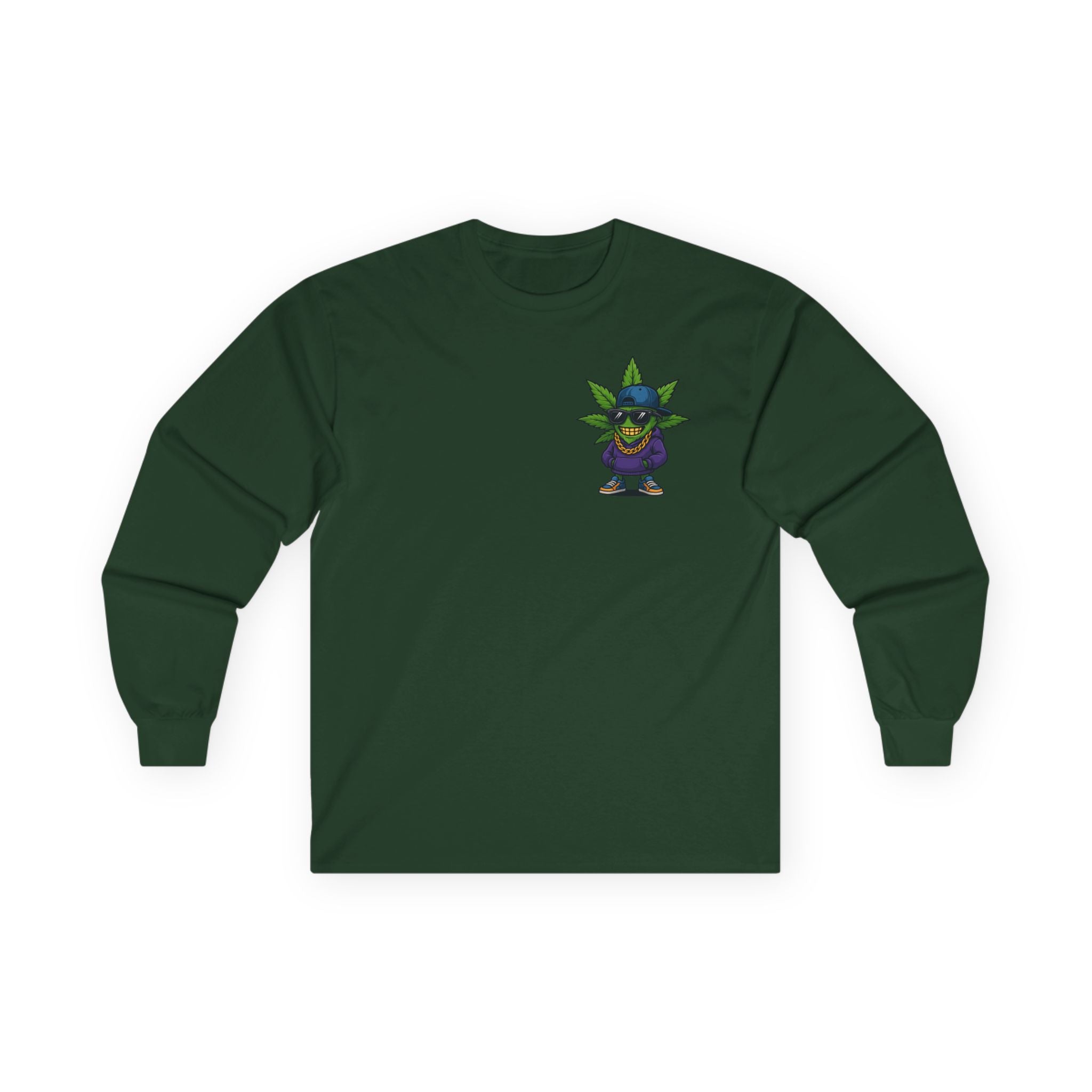 Florida Man Gaming Long Sleeve Tee - Unisex Cotton Shirt for Gamers, Halloween, Gift, Streetwear, Weed Culture