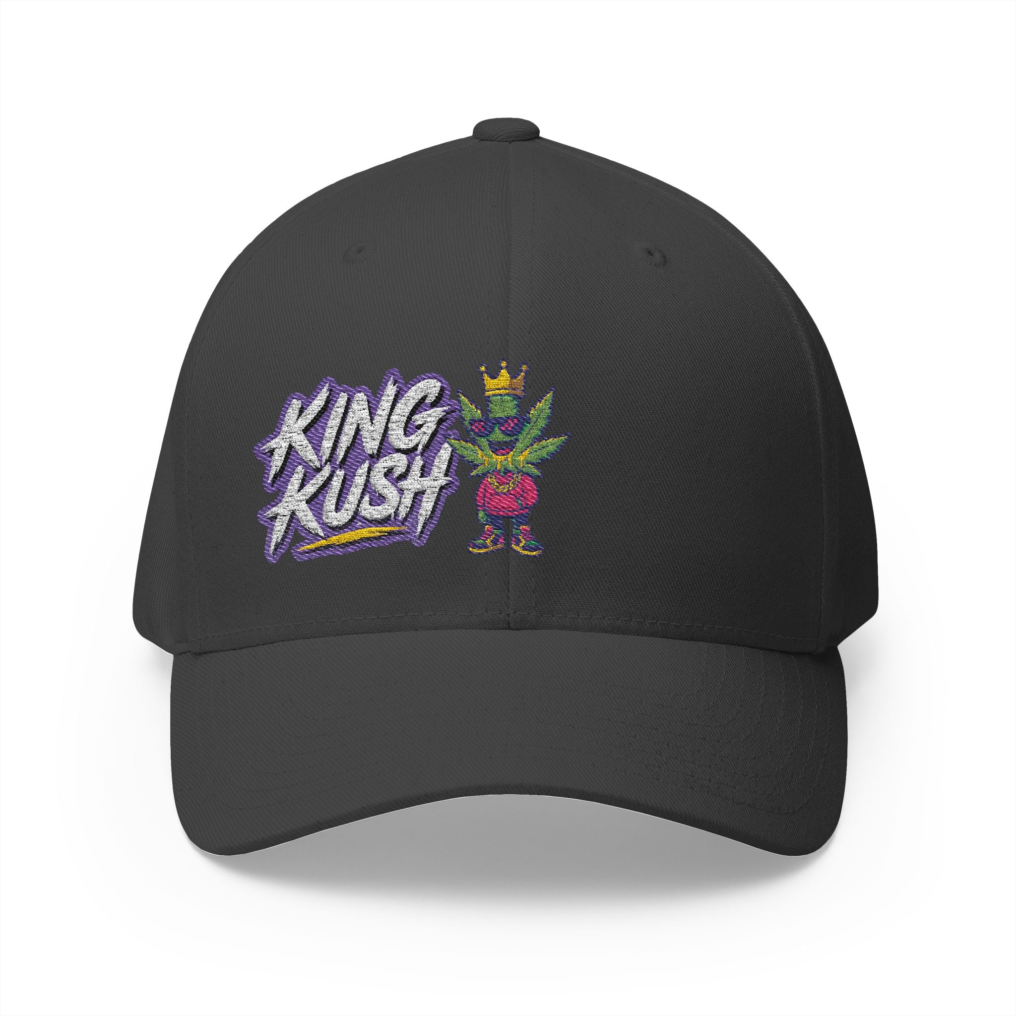King Rush Embroidered Cap, Fun Gift for Gamers, Casual Streetwear, Fashion Accessories, Birthday Present, Outdoor Activities