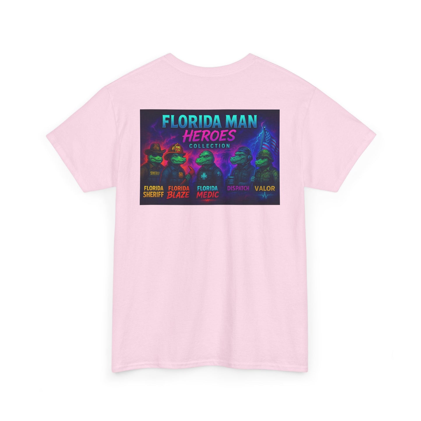 Florida Man Heroes Unisex Tee | Fun Graphic Shirt, Unique Gift, Florida Pride, Casual Style, Funny Tee