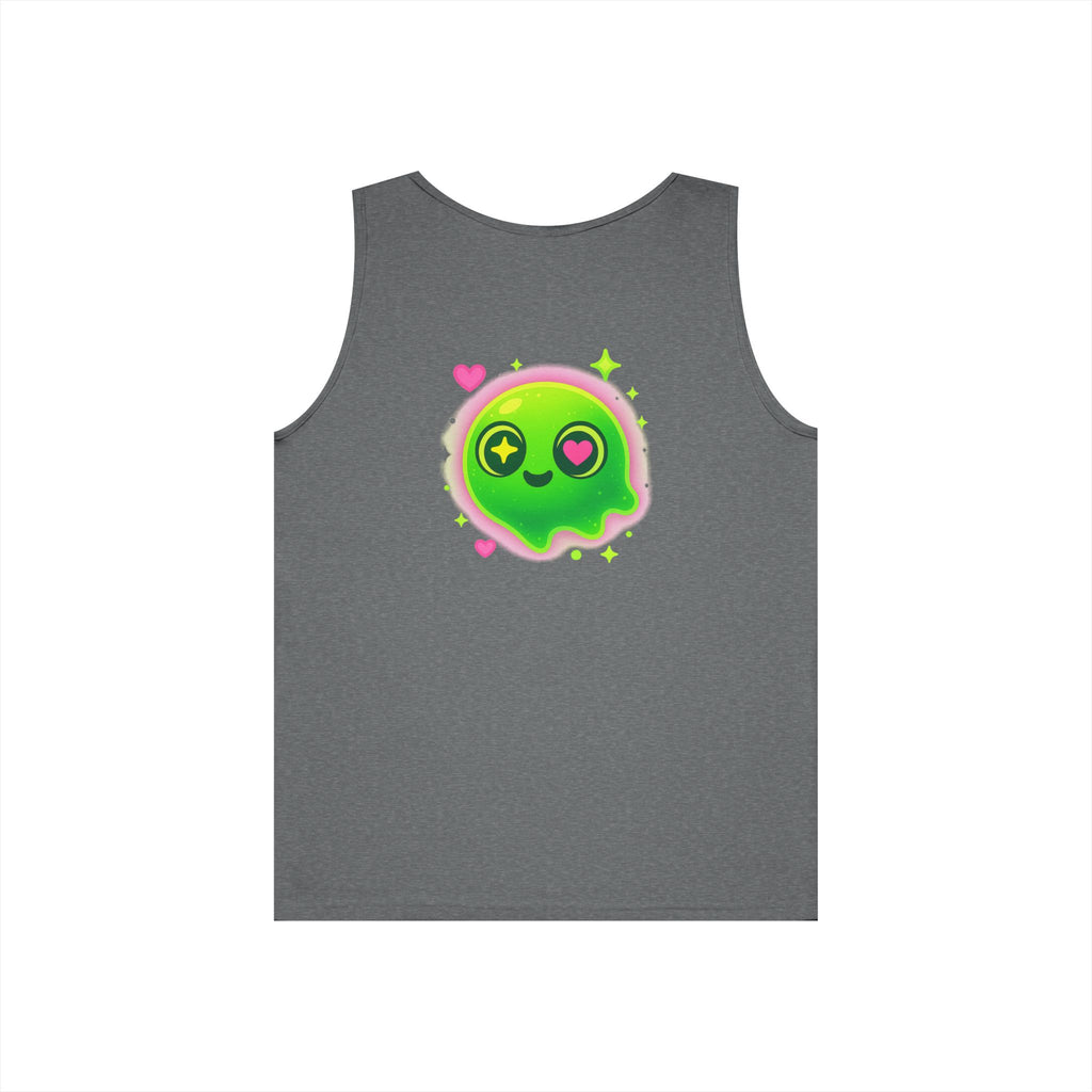 Cute Cartoon Glow-in-the-Dark Tank Top, Summer Outfit, LGBTQ+ Pride Wear, Festival Attire, Funny Gift for Teens, Casual Wear