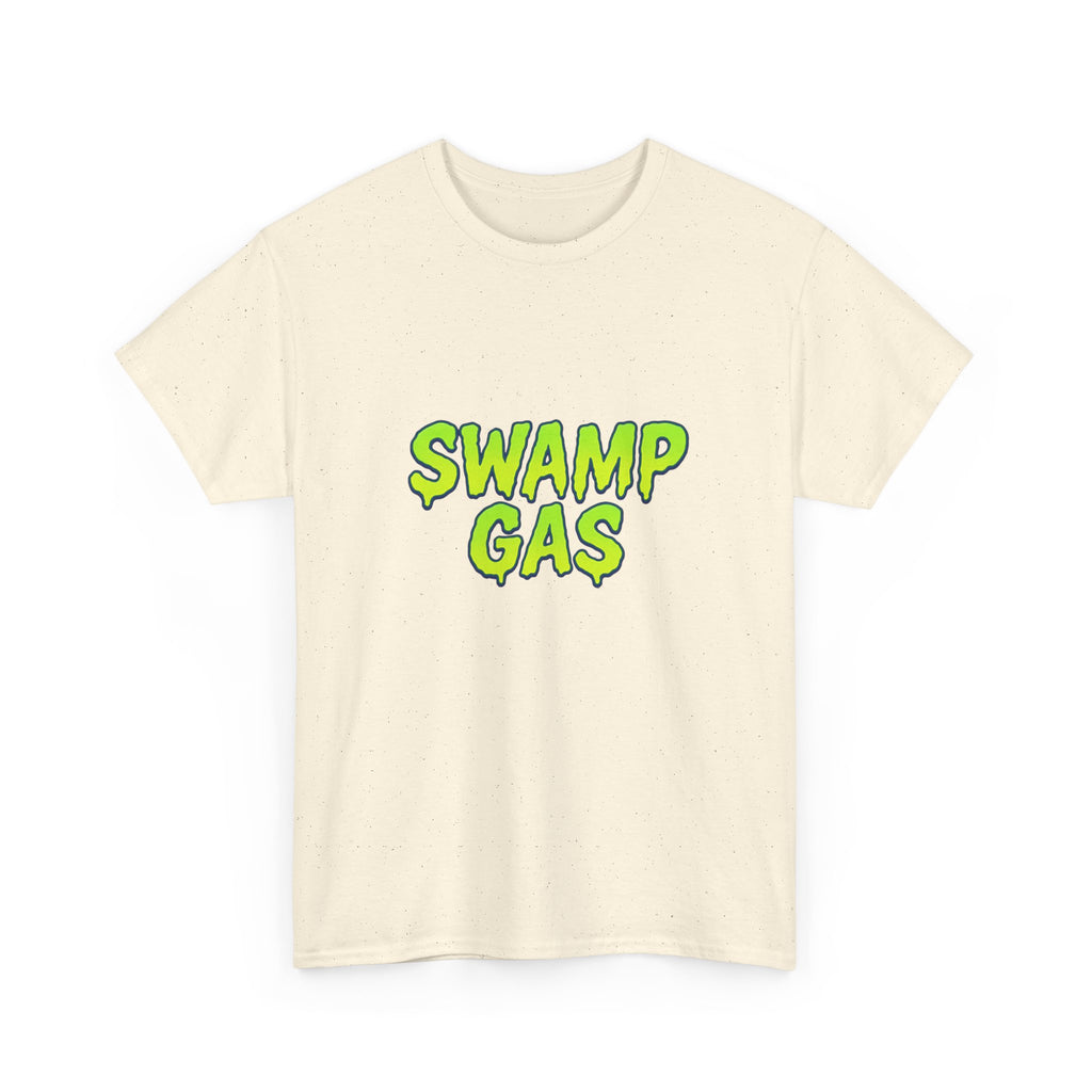 Neon Green Blob Unisex Tee - Cute Cartoonish Design with Hearts and Stars