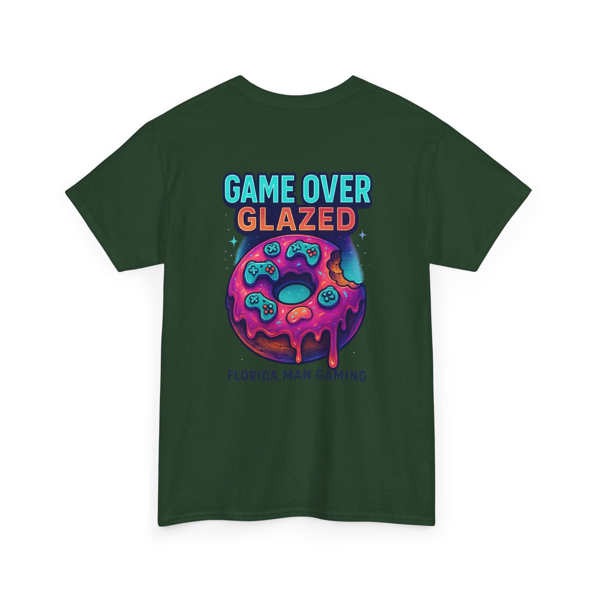 Gaming Graphic Tee for Retro Fun Lovers, Perfect for Gifts, Casual Wear, Gaming Events, Game Over Design