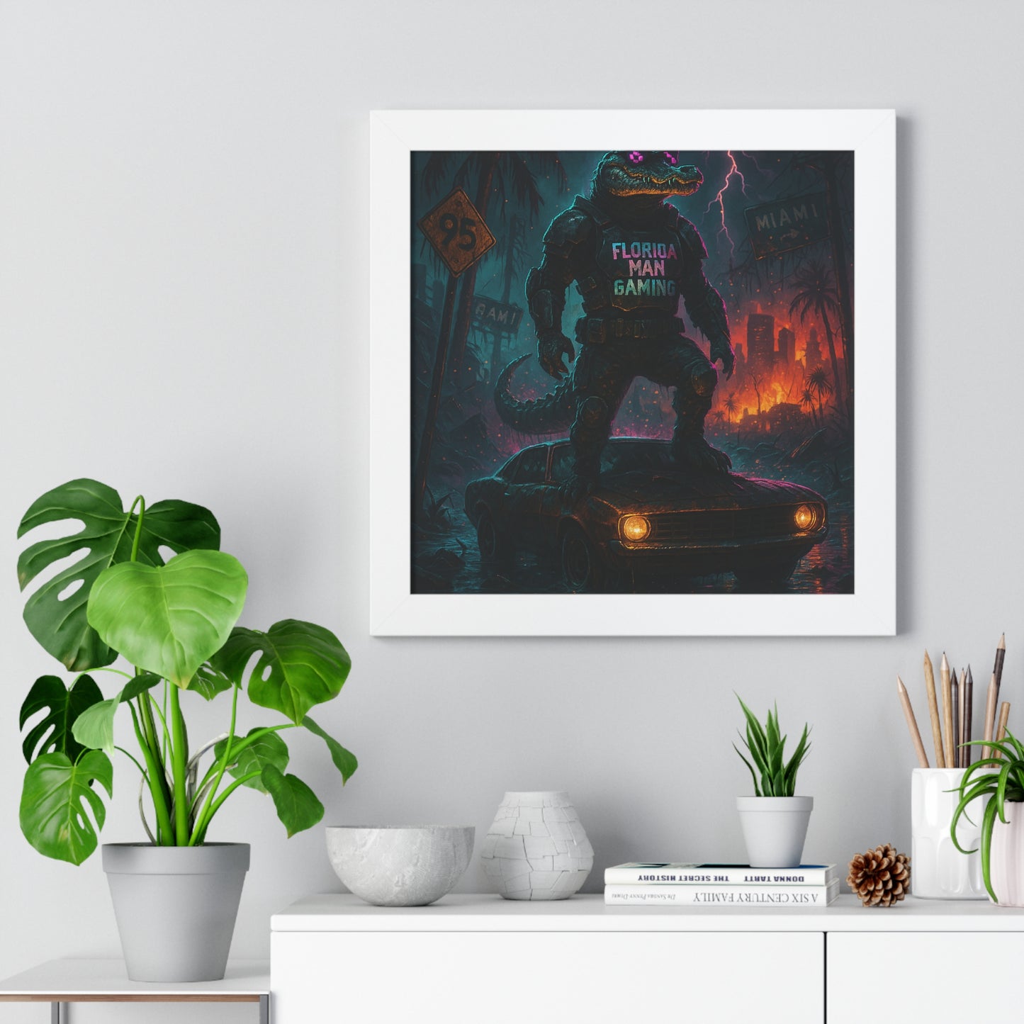 Framed Vertical Poster