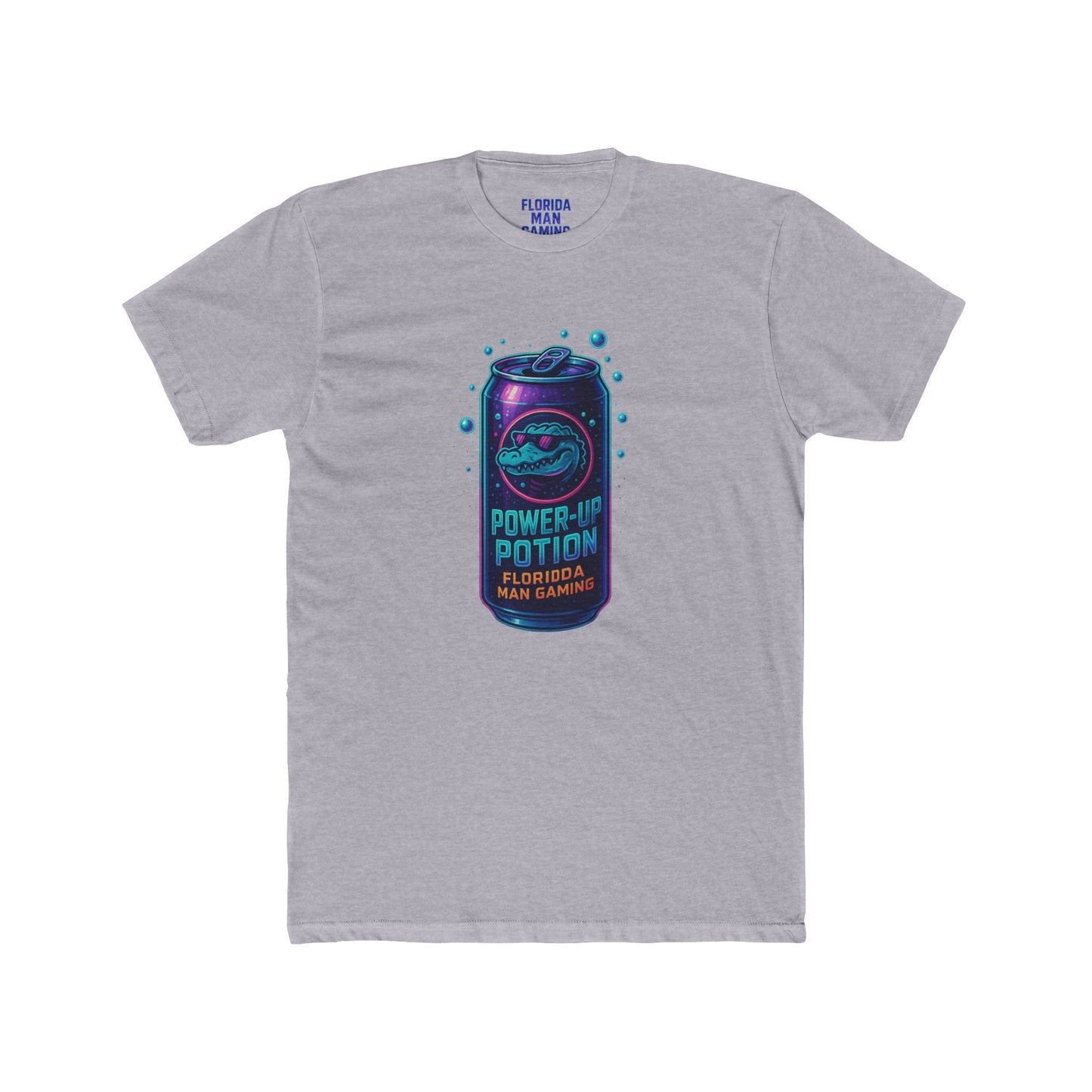 Florida Man Crew Tee: Gaming Humor Shirt, Fun Gift for Gamers, Unisex Tee for Parties, Retro Style Casual Wear, Unique Birthday Present