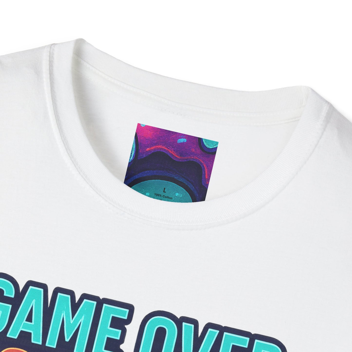 Retro Gamer Donut T-Shirt - Fun Gaming Tee, Unisex Softstyle, Perfect for Gamers, Gaming Events, Birthday Gifts, Casual Wear