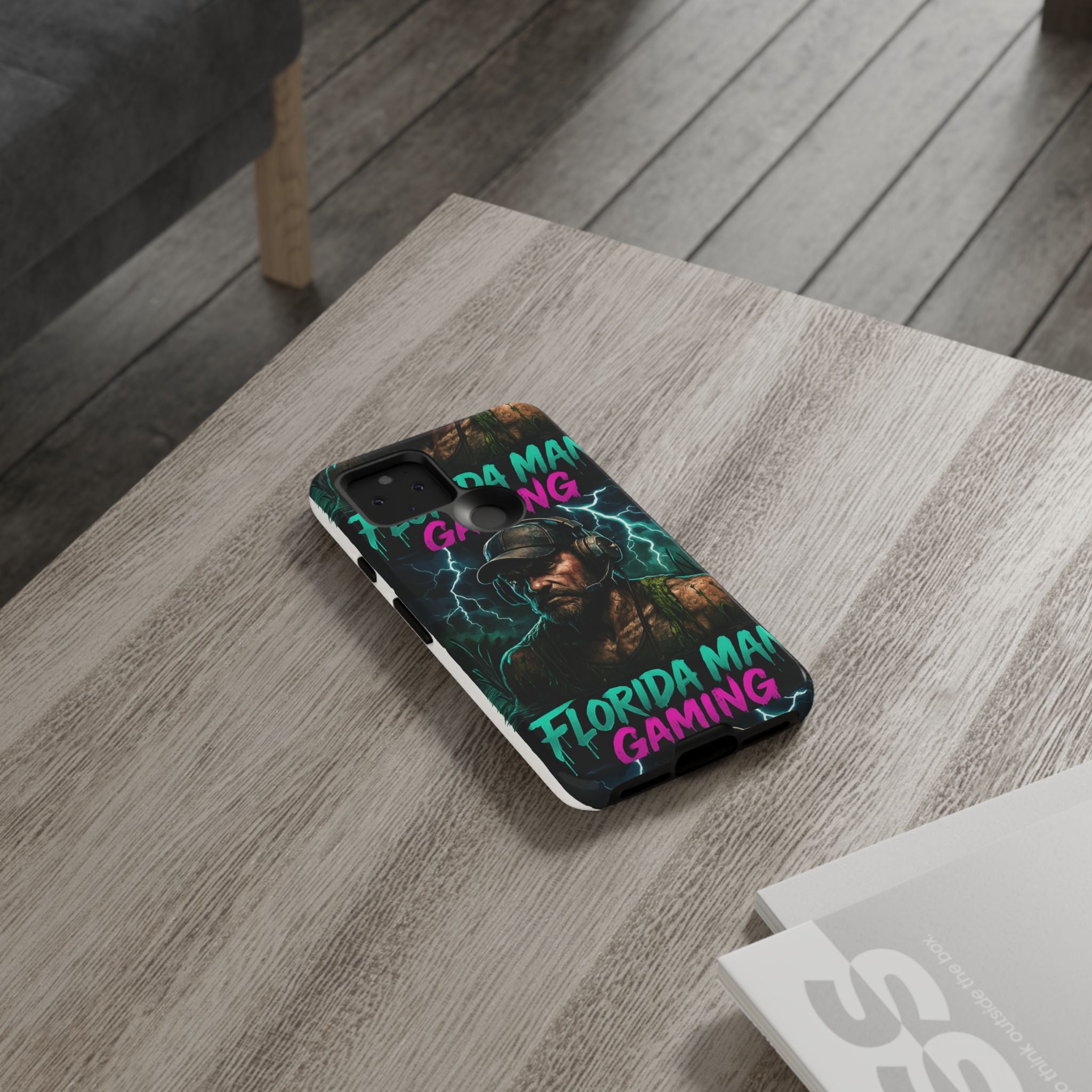 Phone Case - Florida Man Gaming Mascot Rising from the Swamp Tough Case