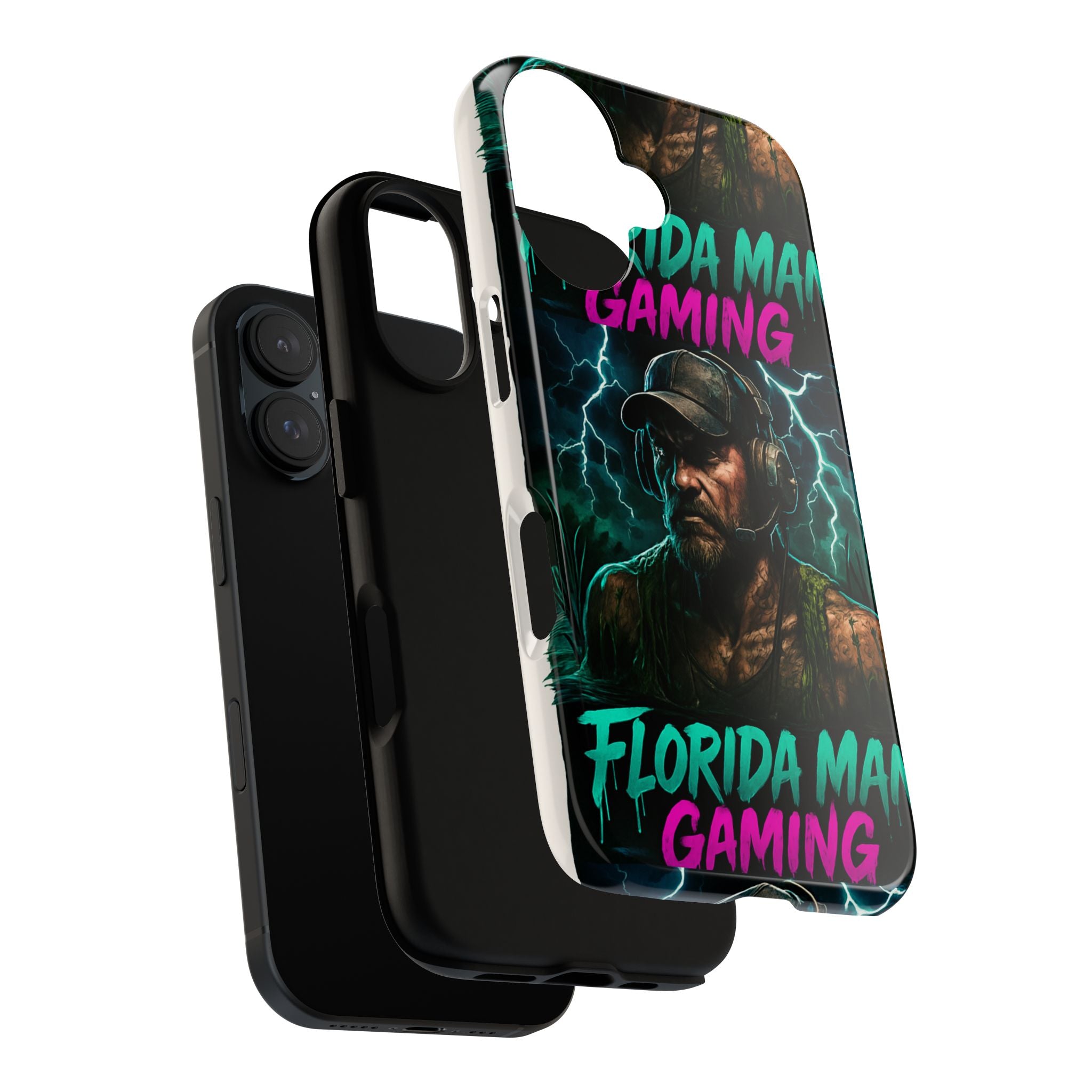 Phone Case - Florida Man Gaming Mascot Rising from the Swamp Tough Case