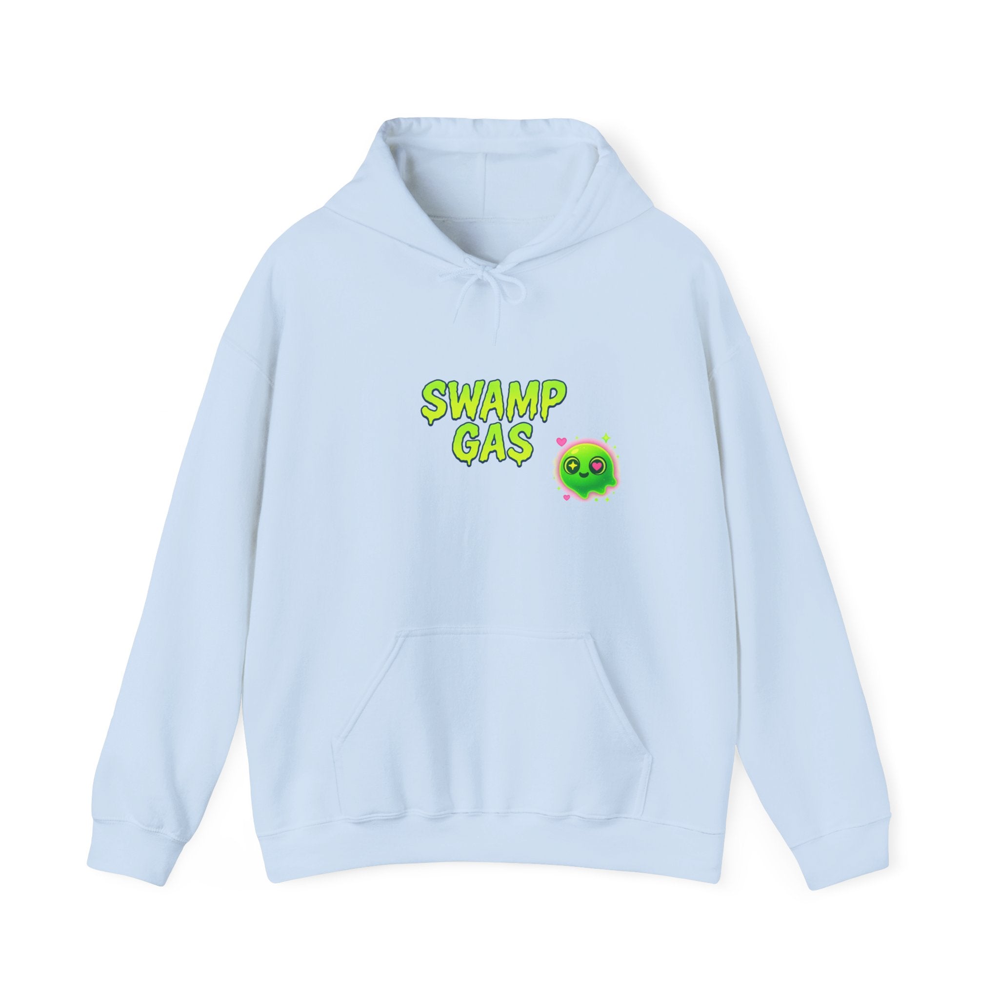 Cute Swamp Gas Hoodie, Unisex Sweatshirt, Gamer Gift, Green Slime Hoodie, Fun Casual Outfit, Halloween Costume